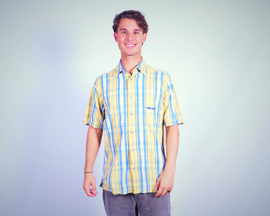 Tommy hilfiger Yellow Short-sleeve Shirt L