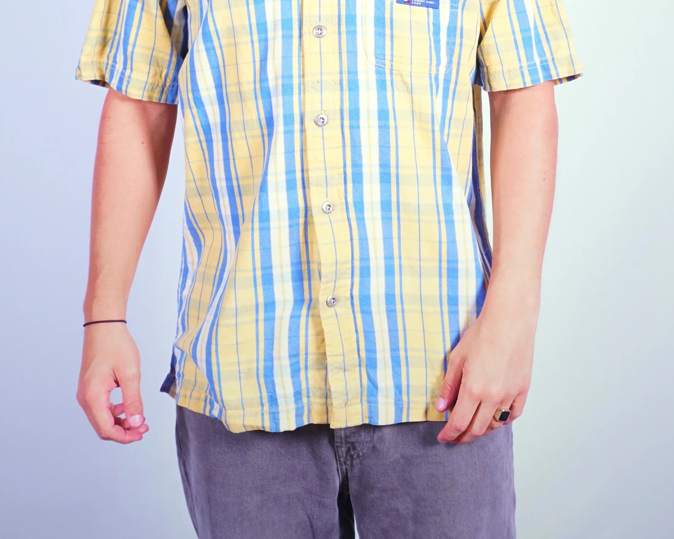 Tommy hilfiger Yellow Short-sleeve Shirt L