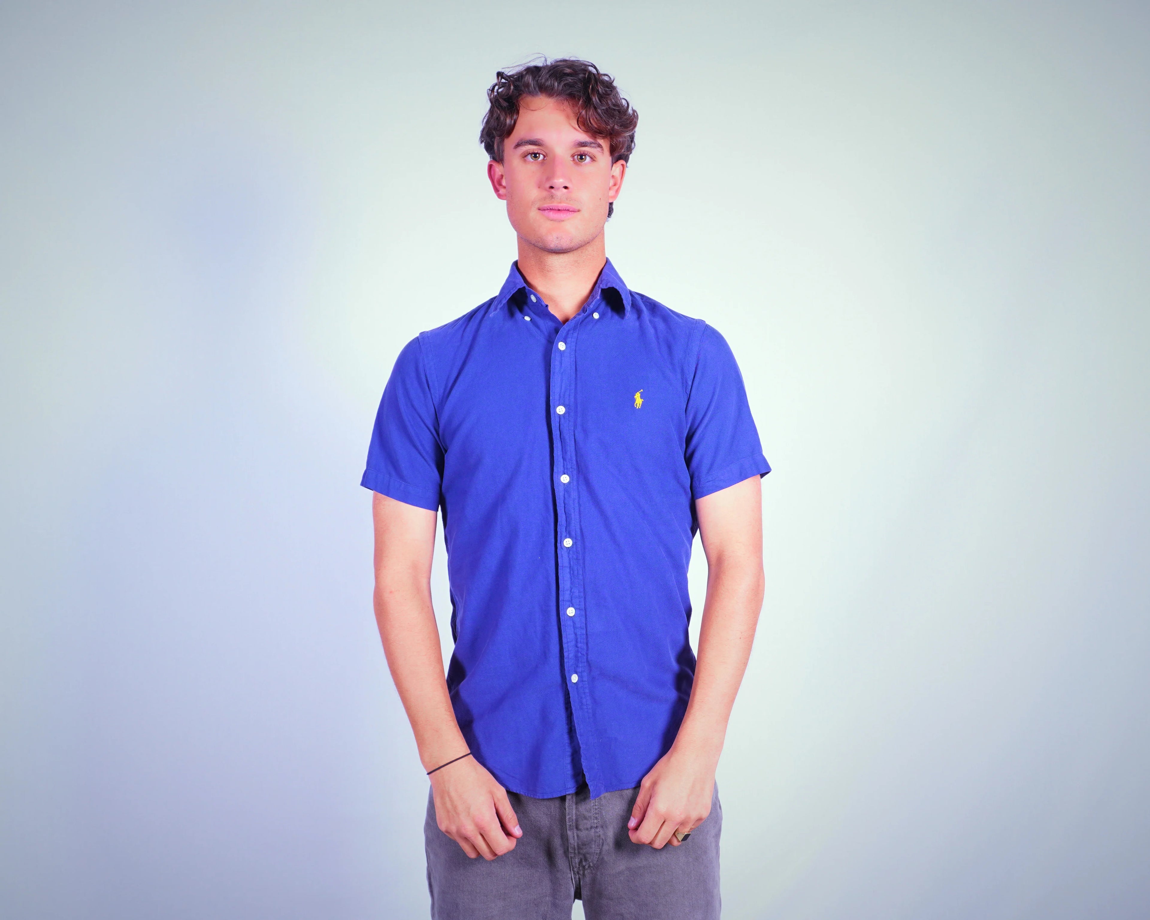 Ralph Lauren Blue Short-sleeve Shirt S