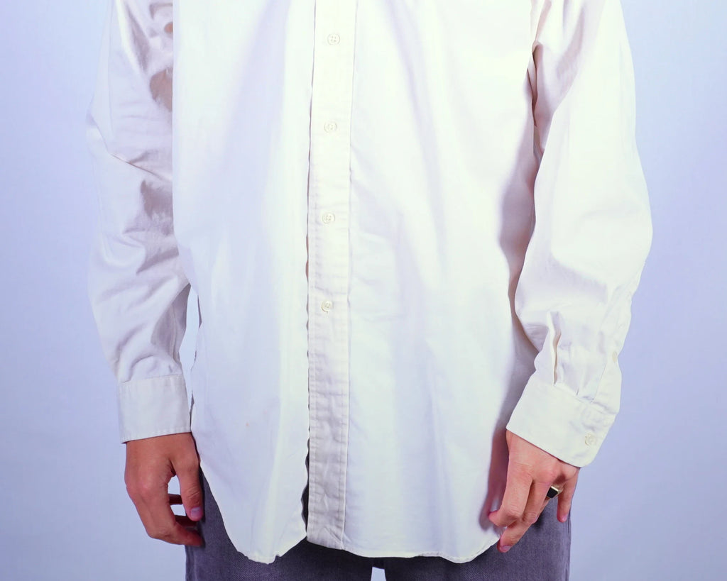 Ralph Lauren White Button-down Shirt L