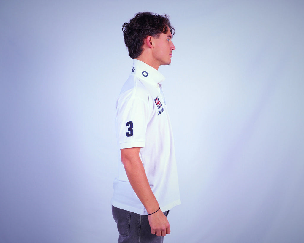 Ralph Lauren White Polo Shirt L