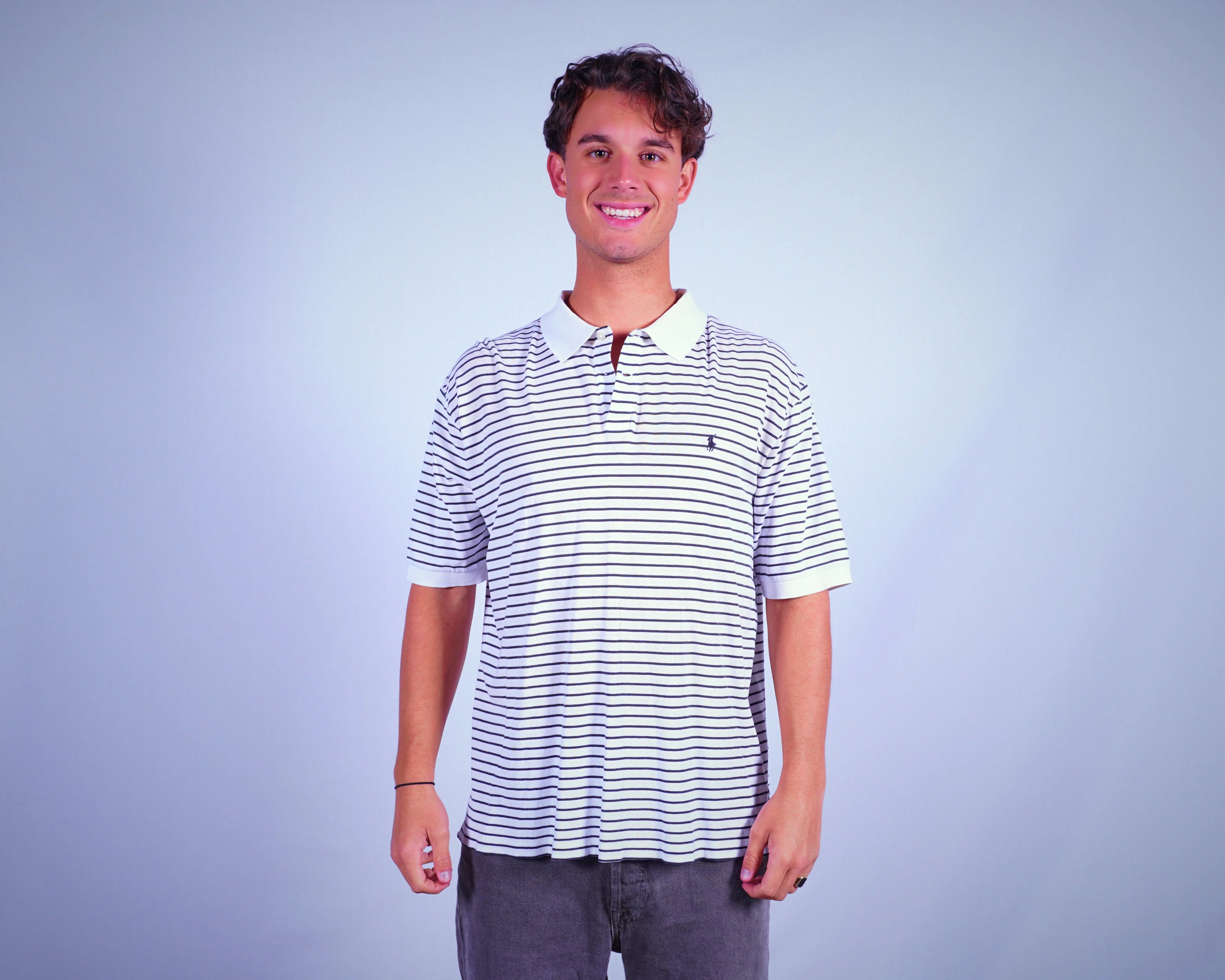 Ralph Lauren White Polo Shirt M