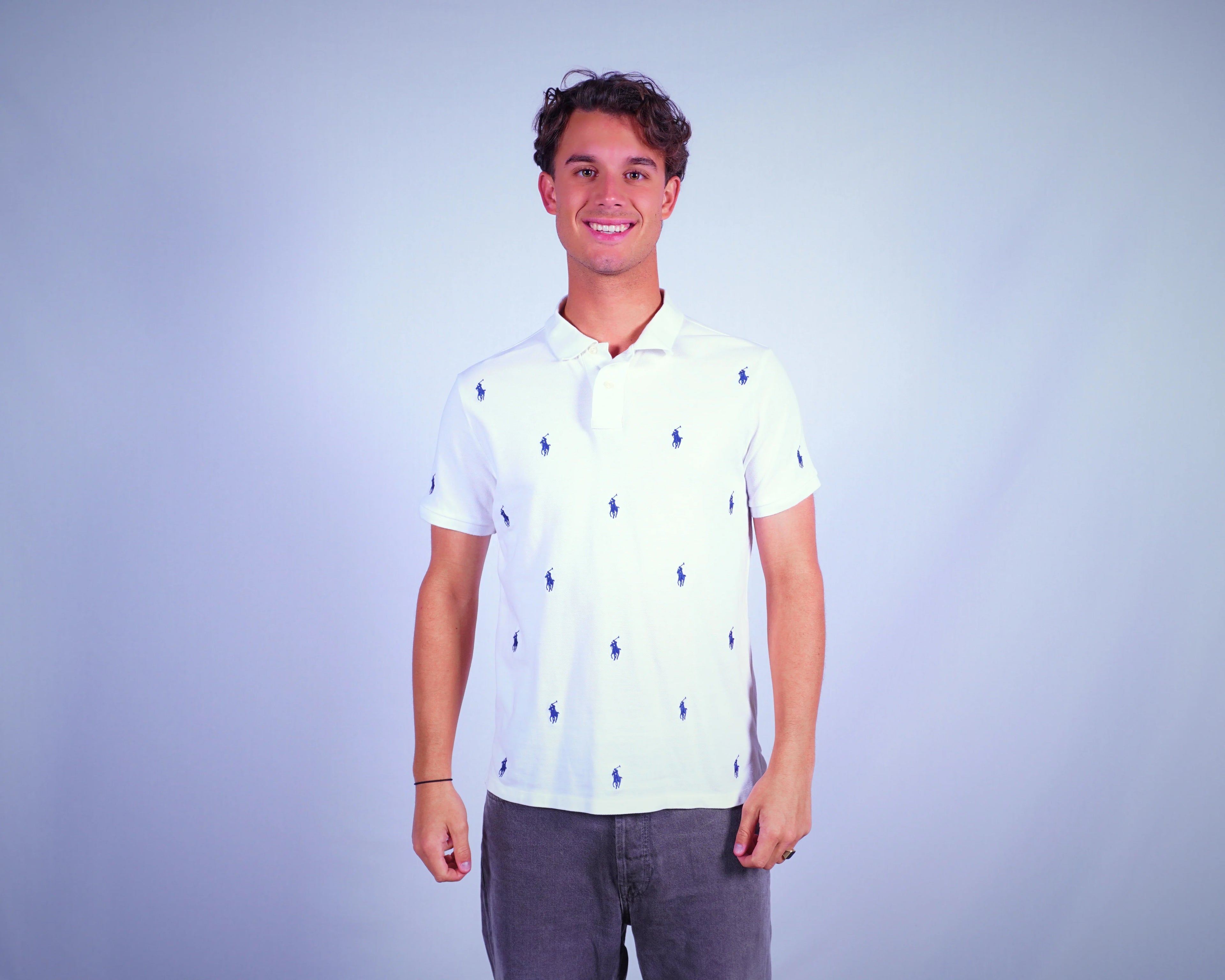 Ralph Lauren White Polo Shirt M