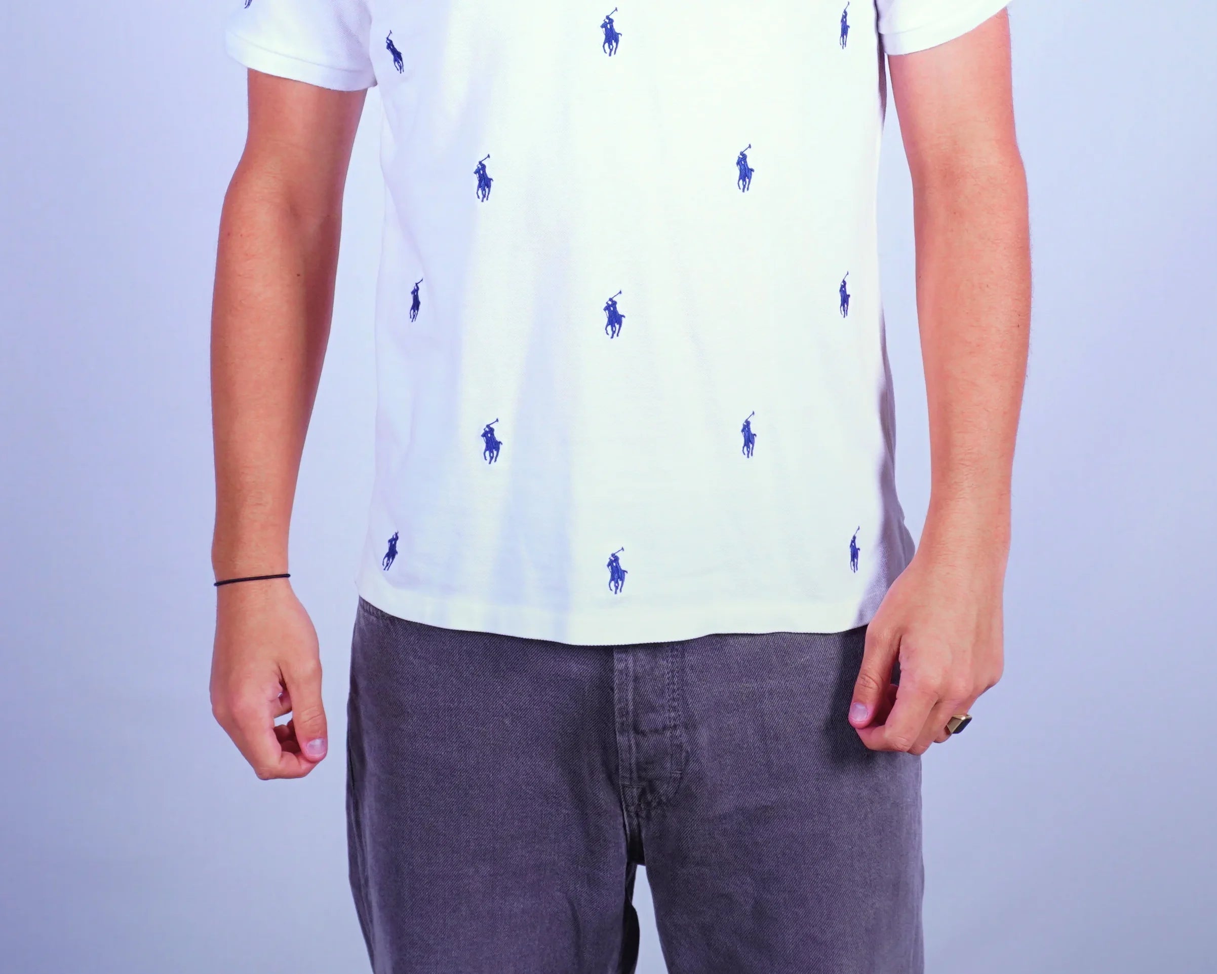 Ralph Lauren White Polo Shirt M