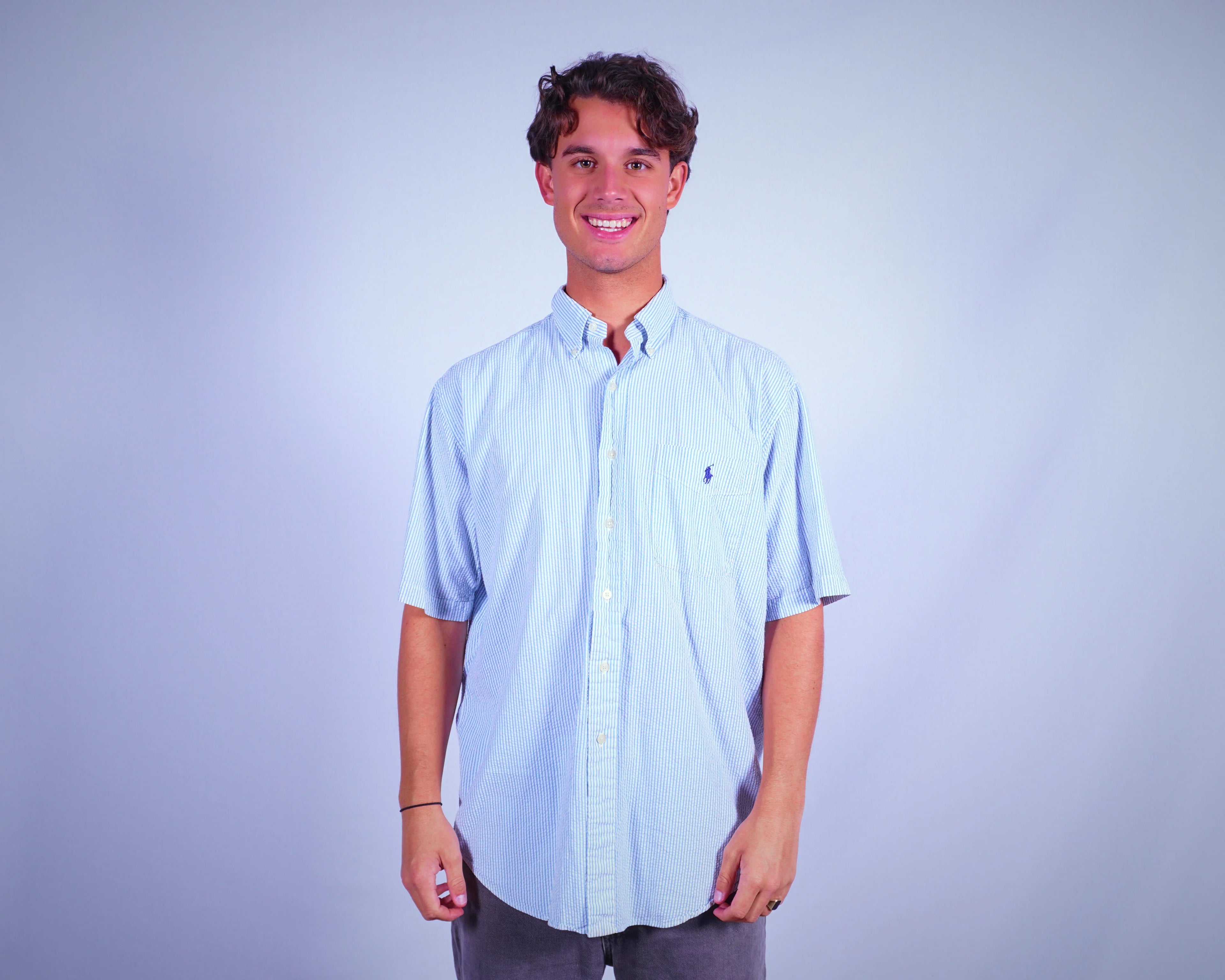 Ralph Lauren Blue Short-sleeve Shirt M
