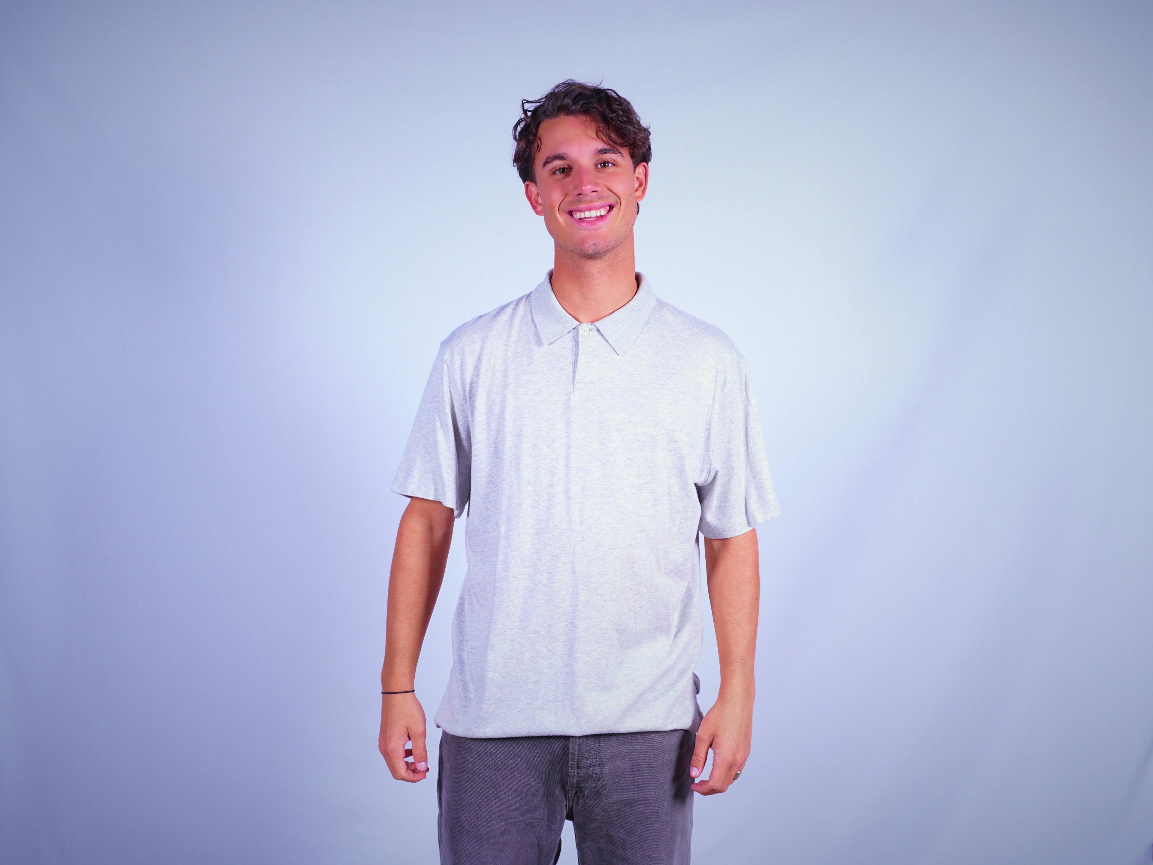 Ralph Lauren Grey Polo Shirt L