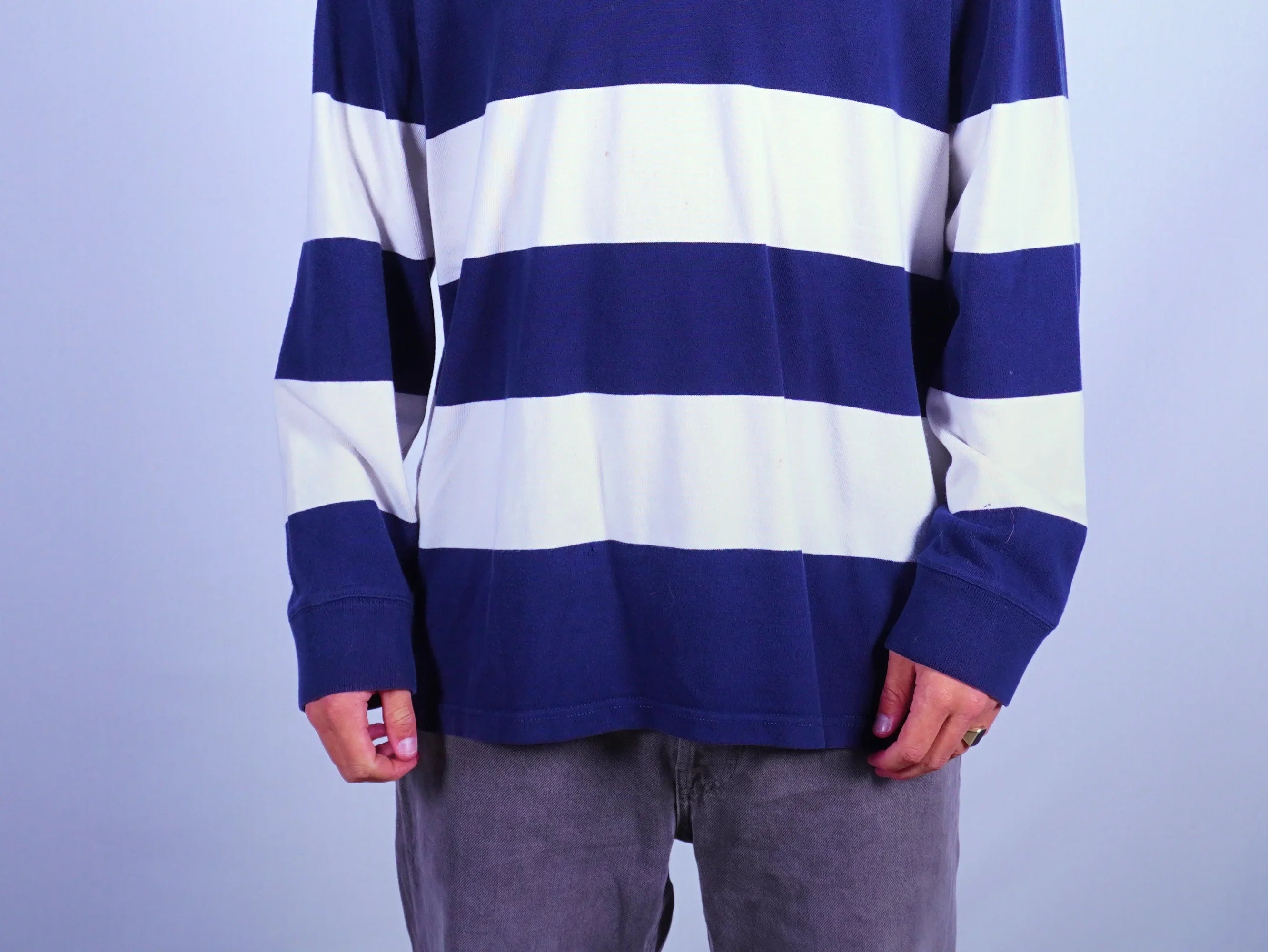 Ralph Lauren Navy Rugby Shirt L