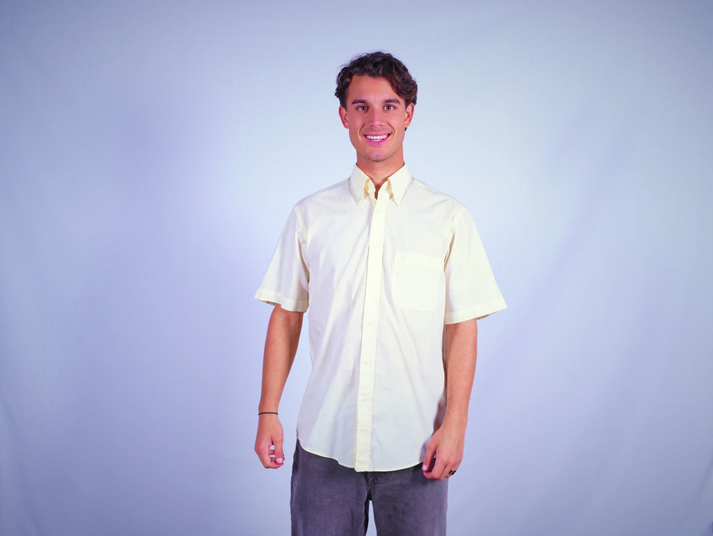 Yves Saint Laurent Beige Short-sleeve Shirt M