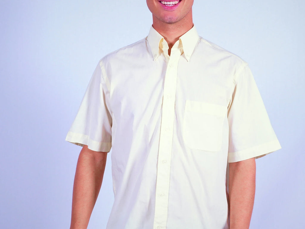 Yves Saint Laurent Beige Short-sleeve Shirt M