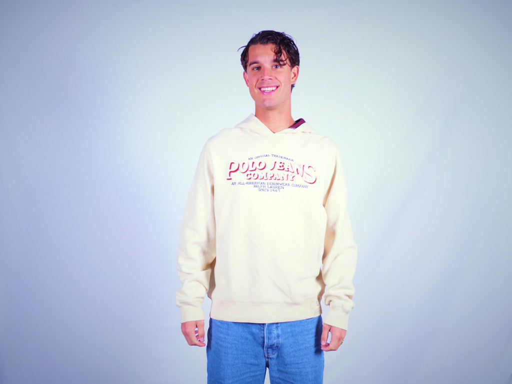 Ralph Lauren Beige Hoodie L