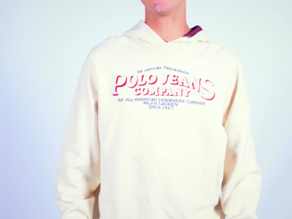 Ralph Lauren Beige Hoodie L