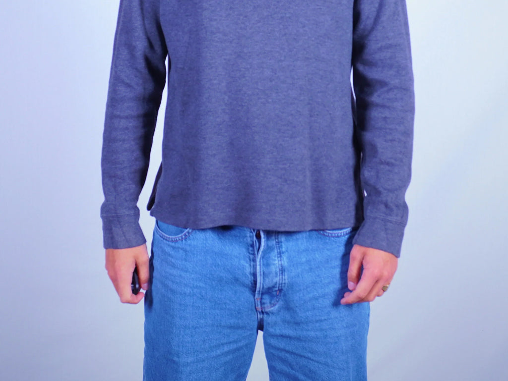 Ralph Lauren Grey Quarter-zip M