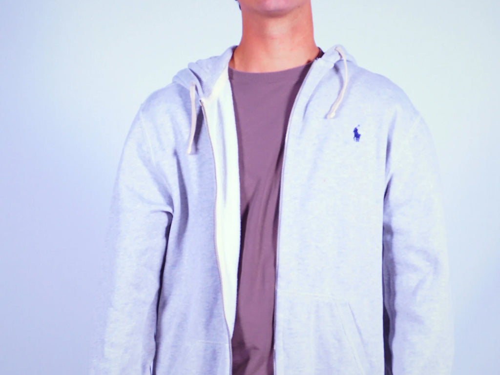 Ralph Lauren Grey Hoodie L