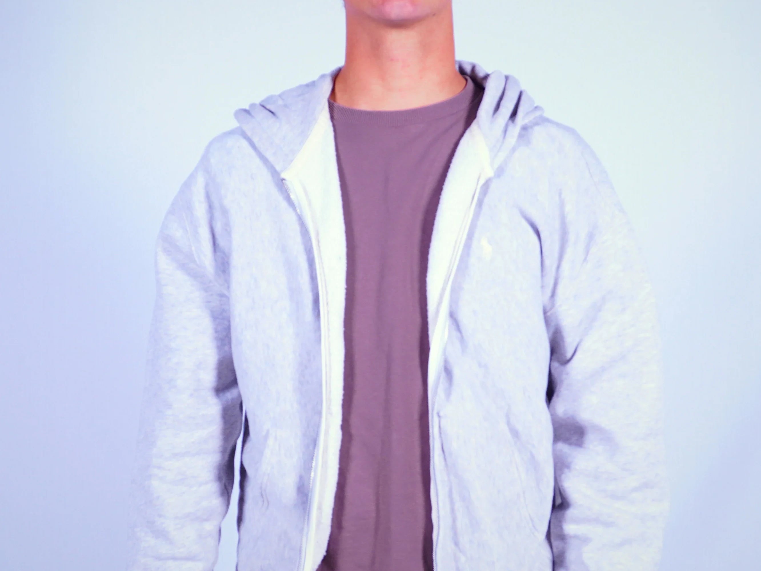 Ralph Lauren Grey Zip-up Hoodie M