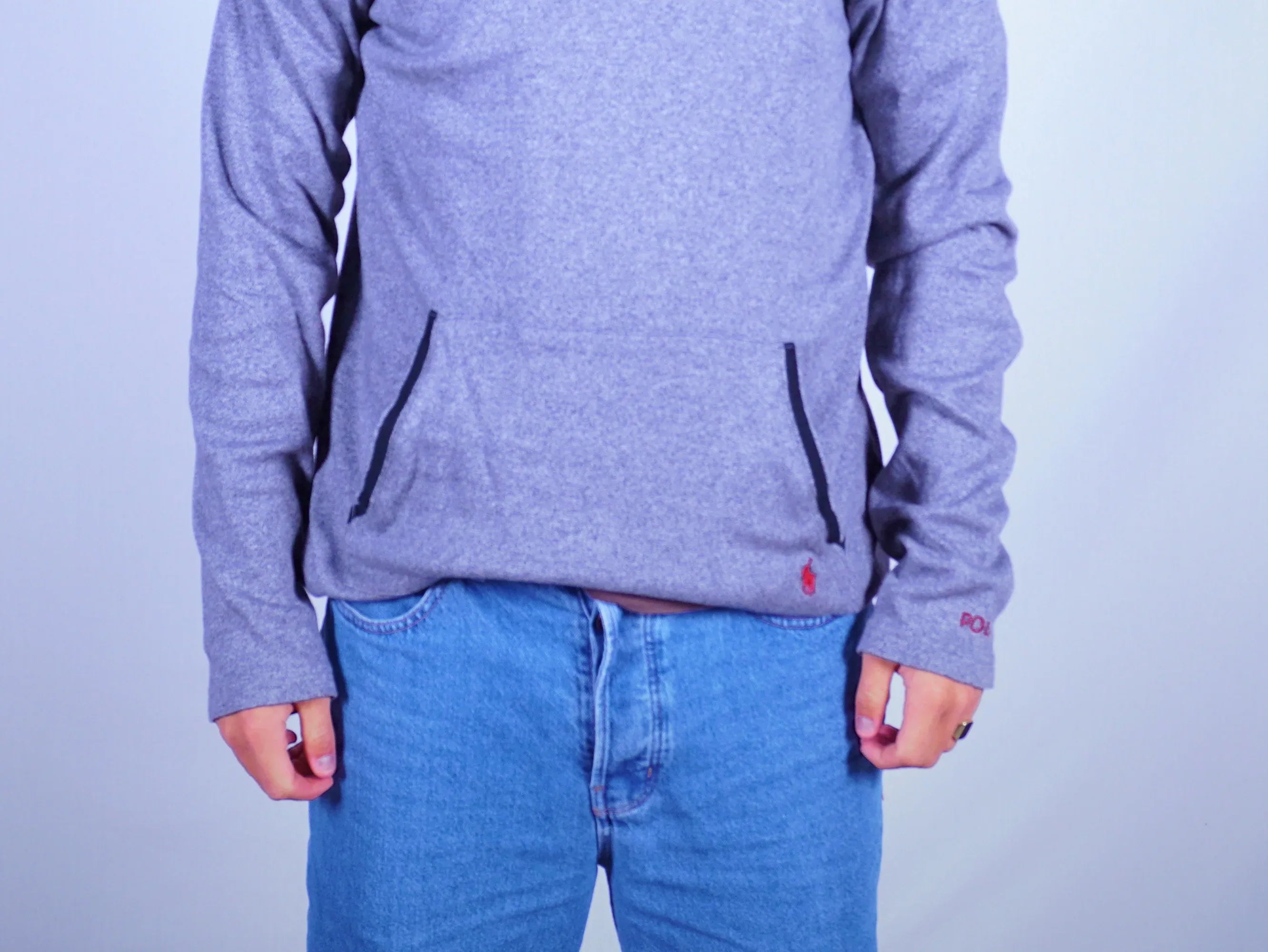 Ralph Lauren Grey Hoodie L