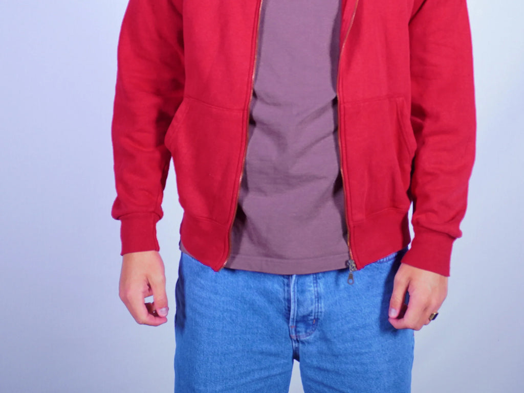 Ralph Lauren Red Zip-up Hoodie M