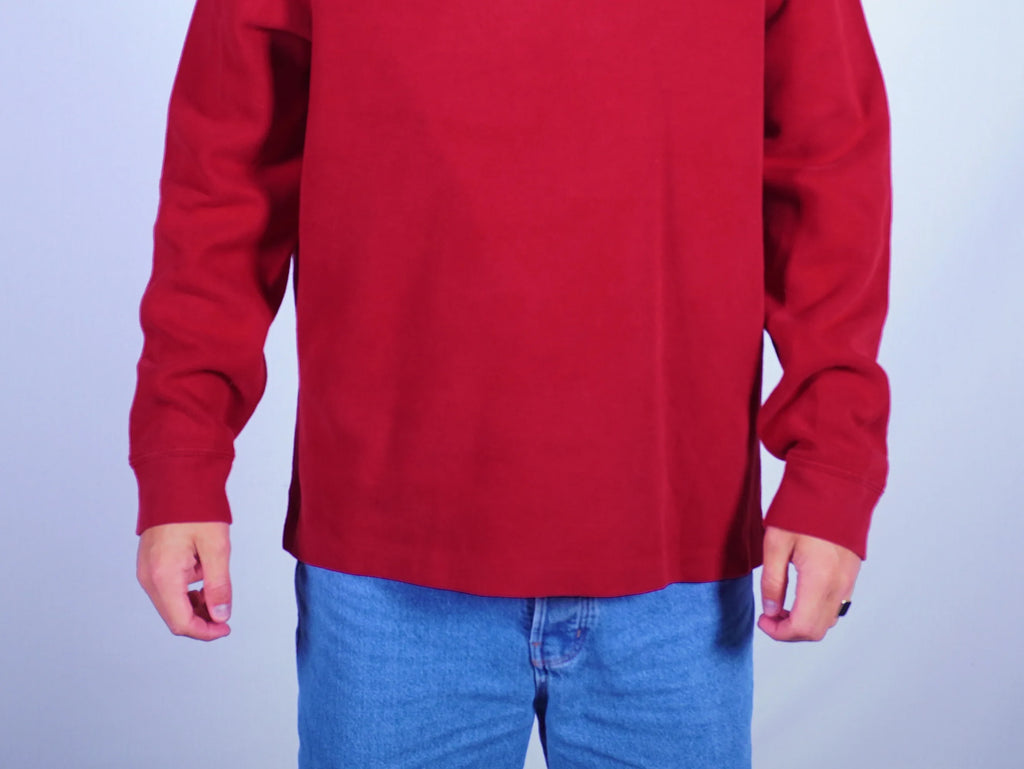 Ralph Lauren Red Quarter-zip M