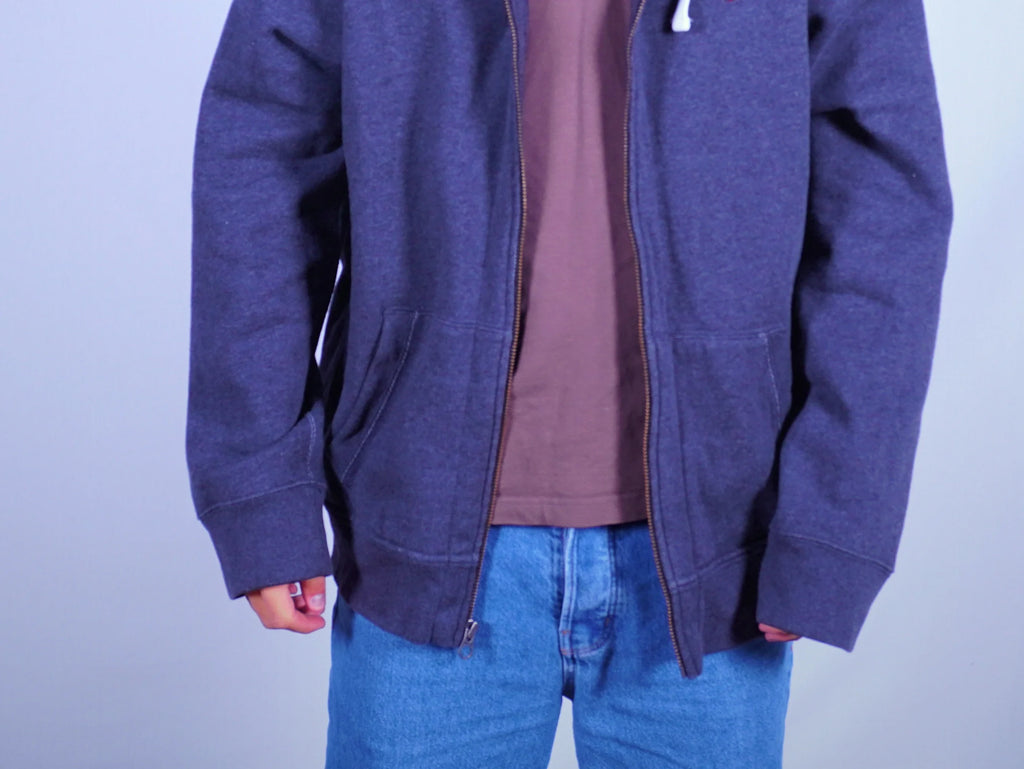 Ralph Lauren Blue Zip-up Hoodie L