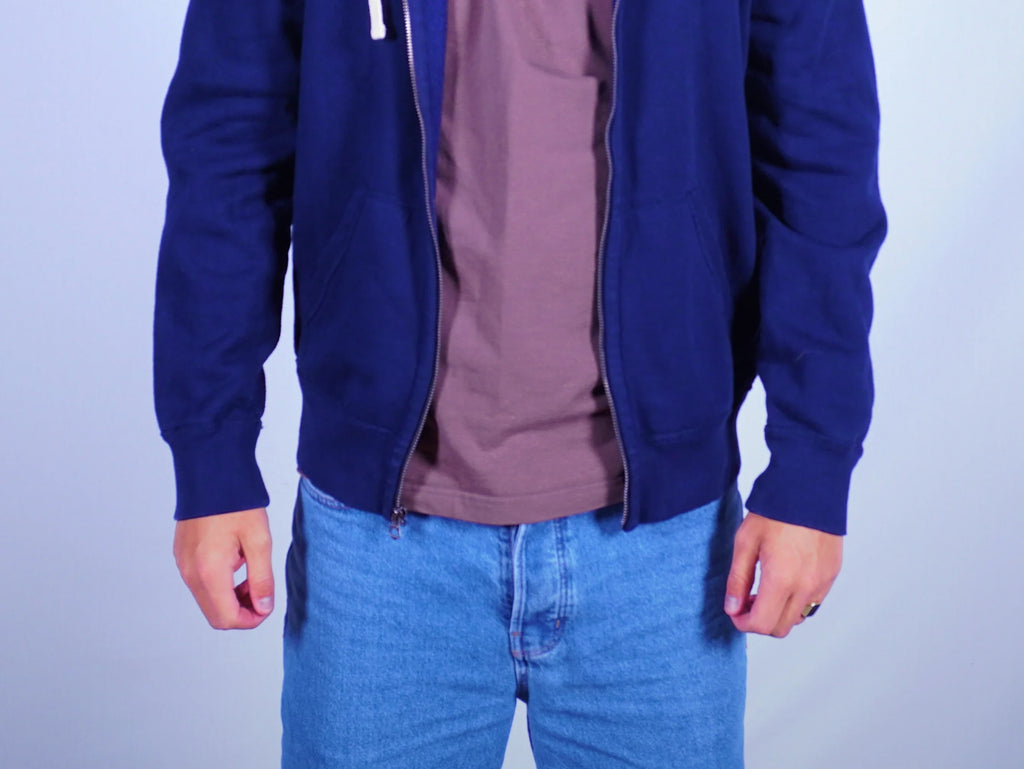 Ralph Lauren Navy Zip-up Hoodie M