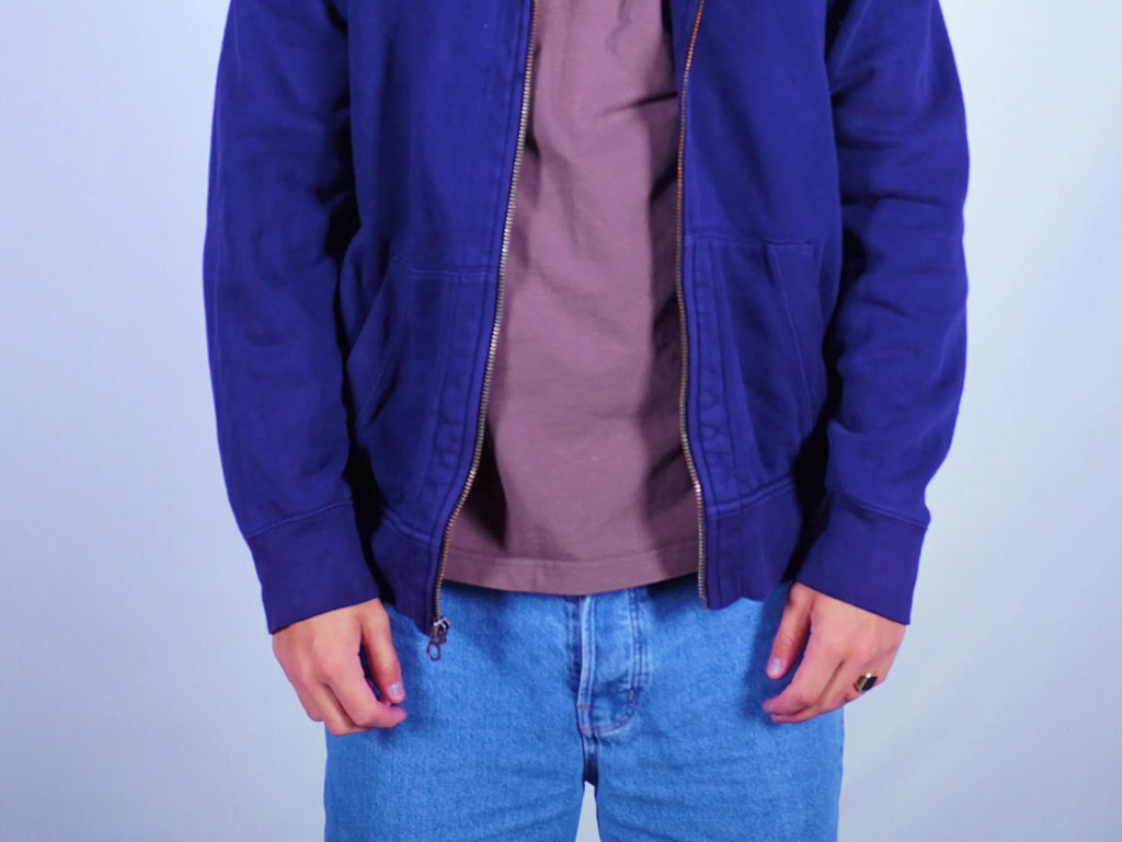 Ralph Lauren Navy Zip-up Hoodie M