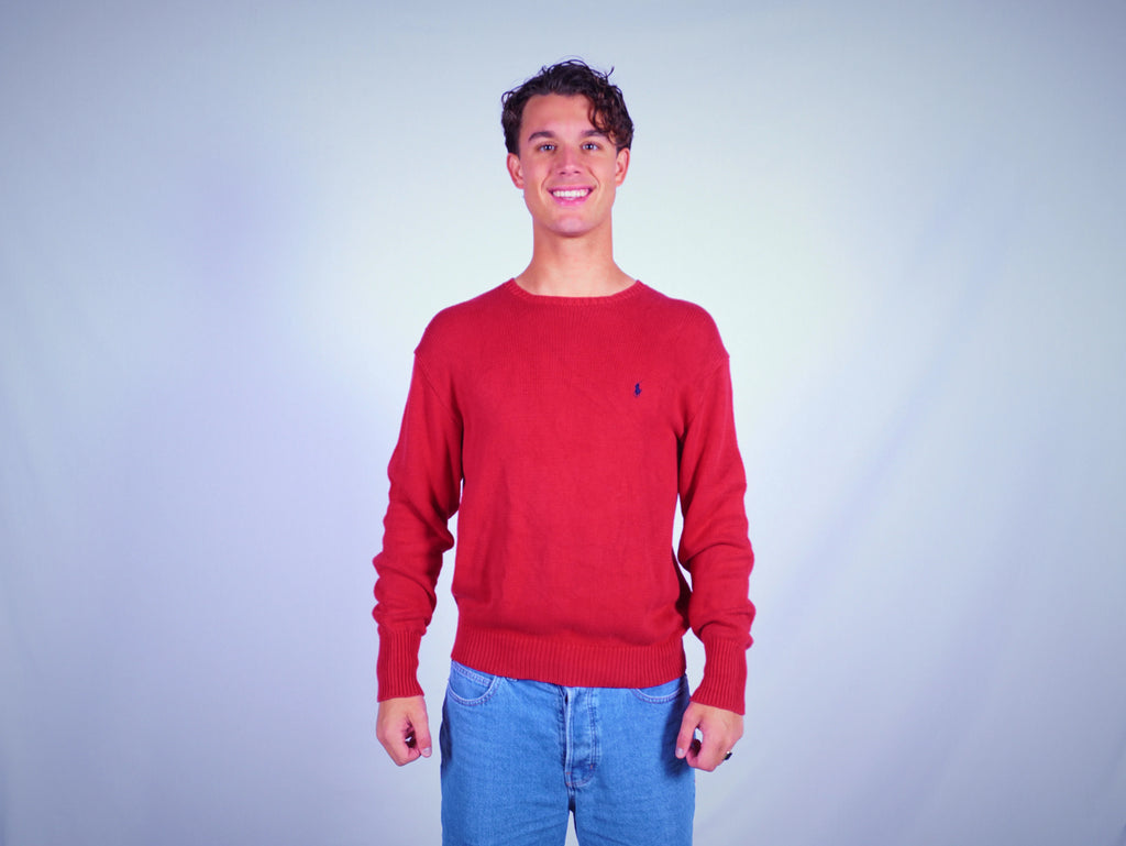 Ralph Lauren Red Sweater L