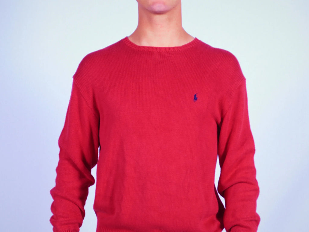 Ralph Lauren Red Sweater L