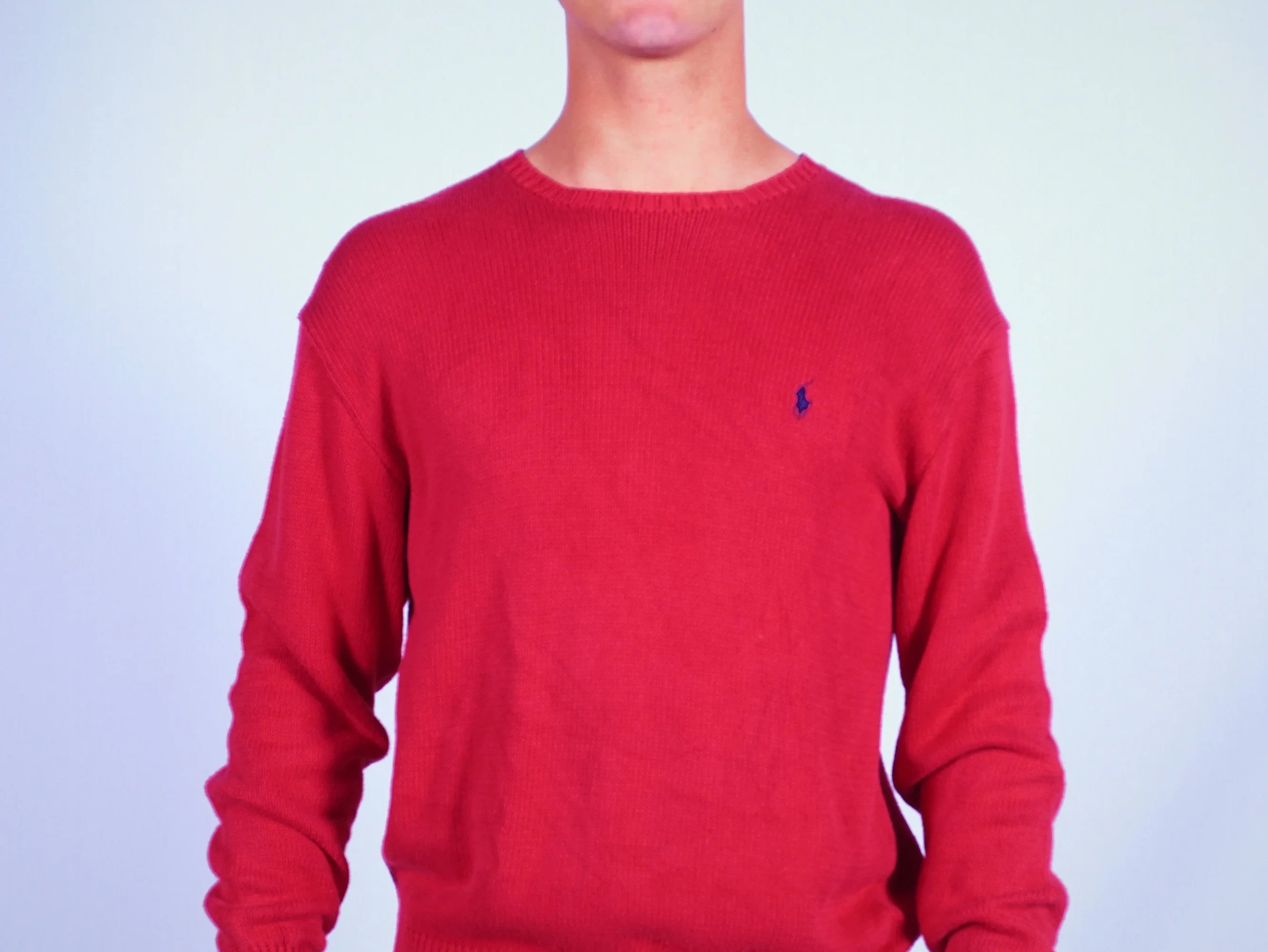 Ralph Lauren Red Sweater L