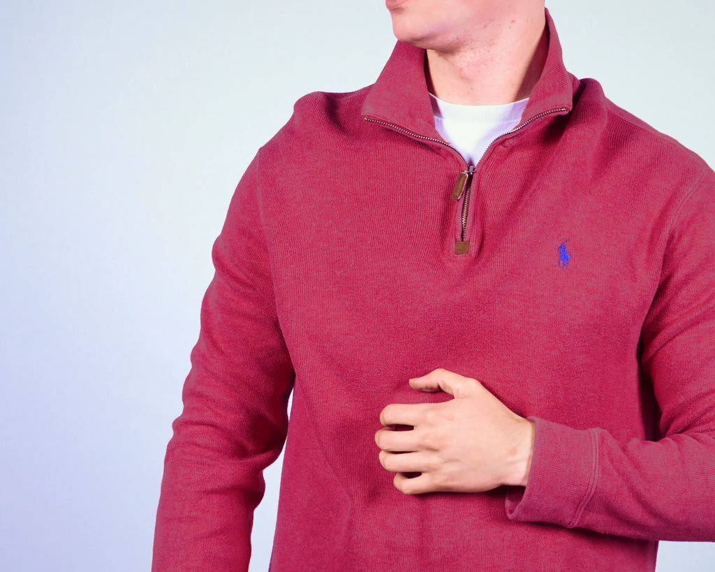 Ralph Lauren Quarter-Zip Sweater (M)