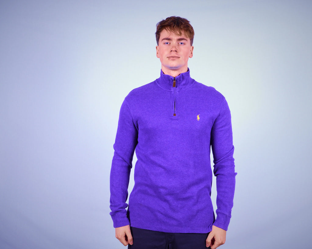 Ralph Lauren Quarter-Zip Sweater (S)