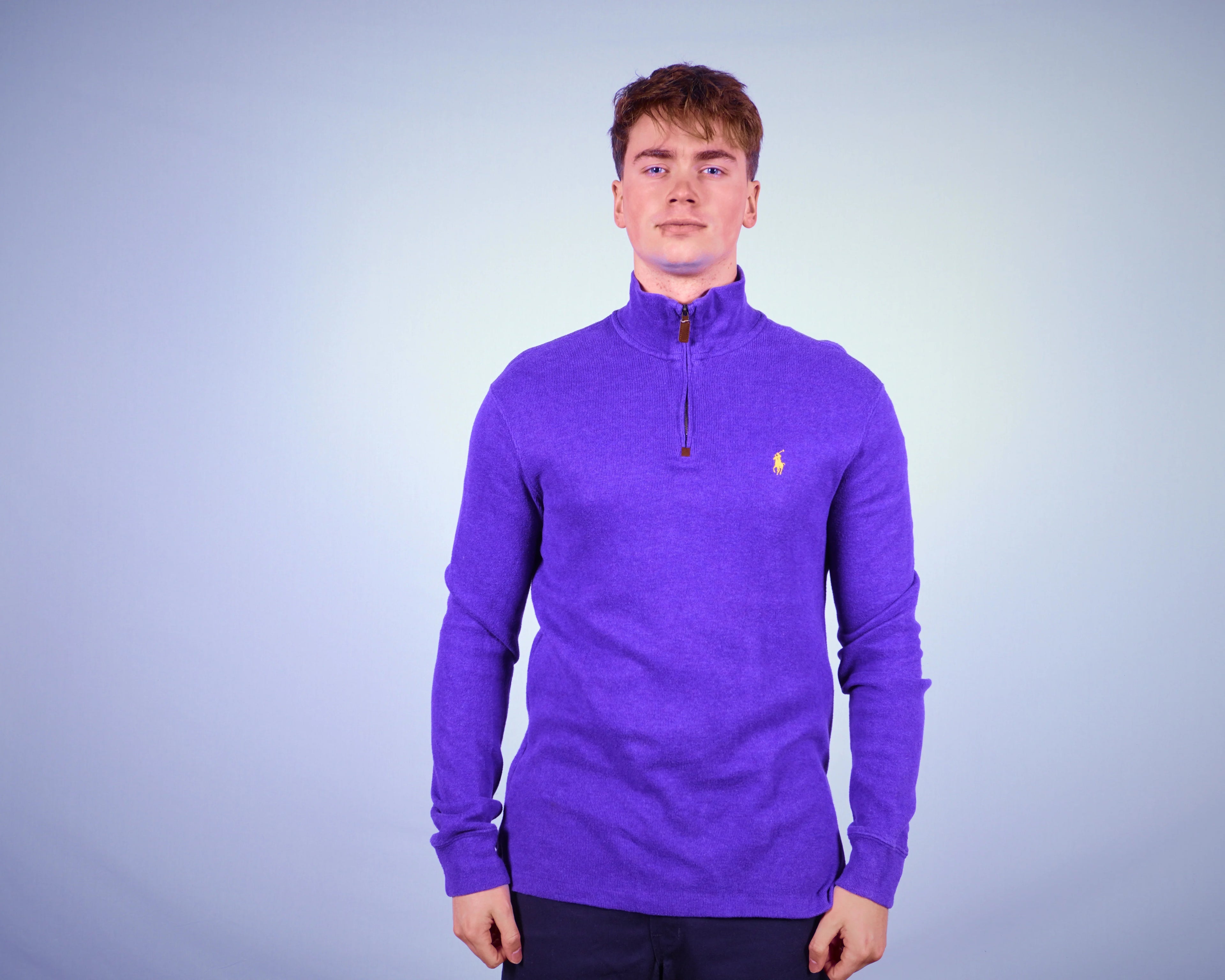 Ralph Lauren Quarter-Zip Sweater (S)