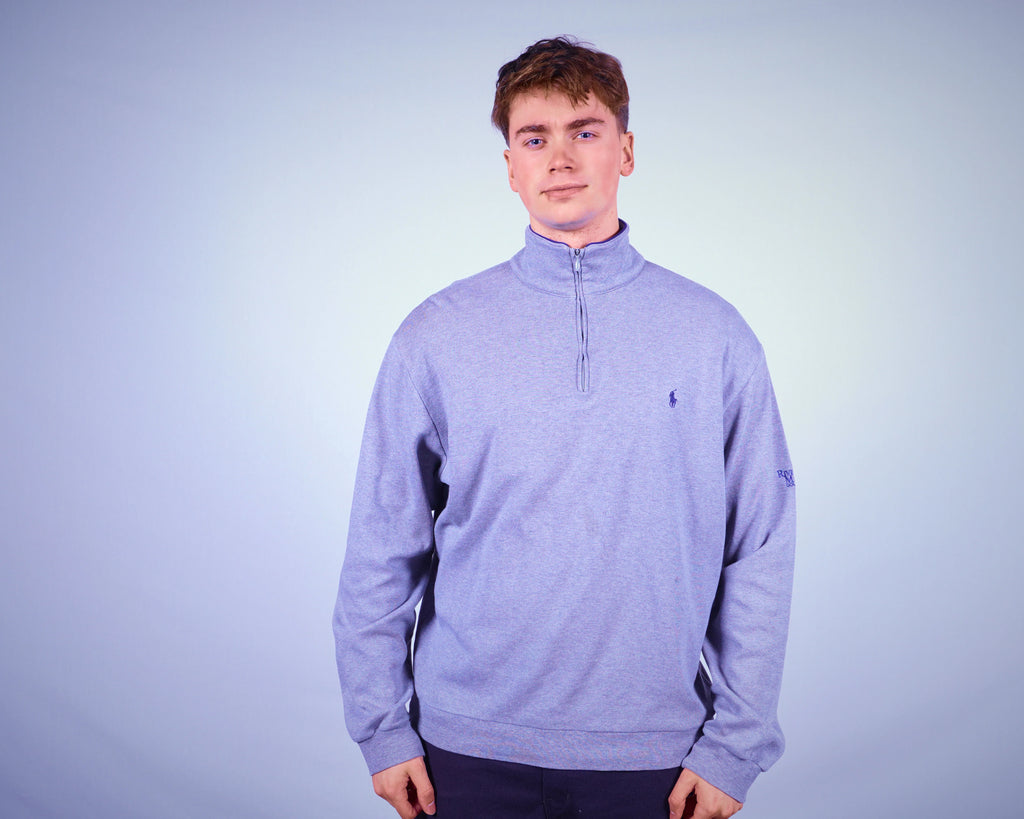 Ralph Lauren Quarter-Zip Sweater (L)