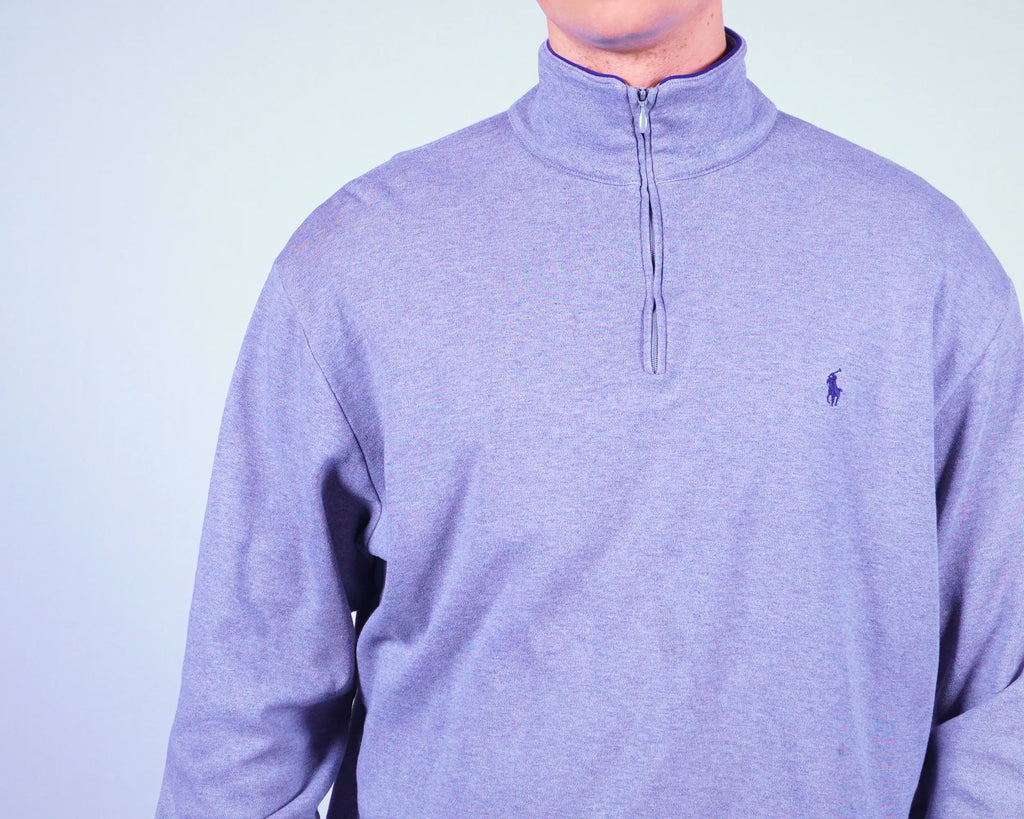 Ralph Lauren Quarter-Zip Sweater (L)