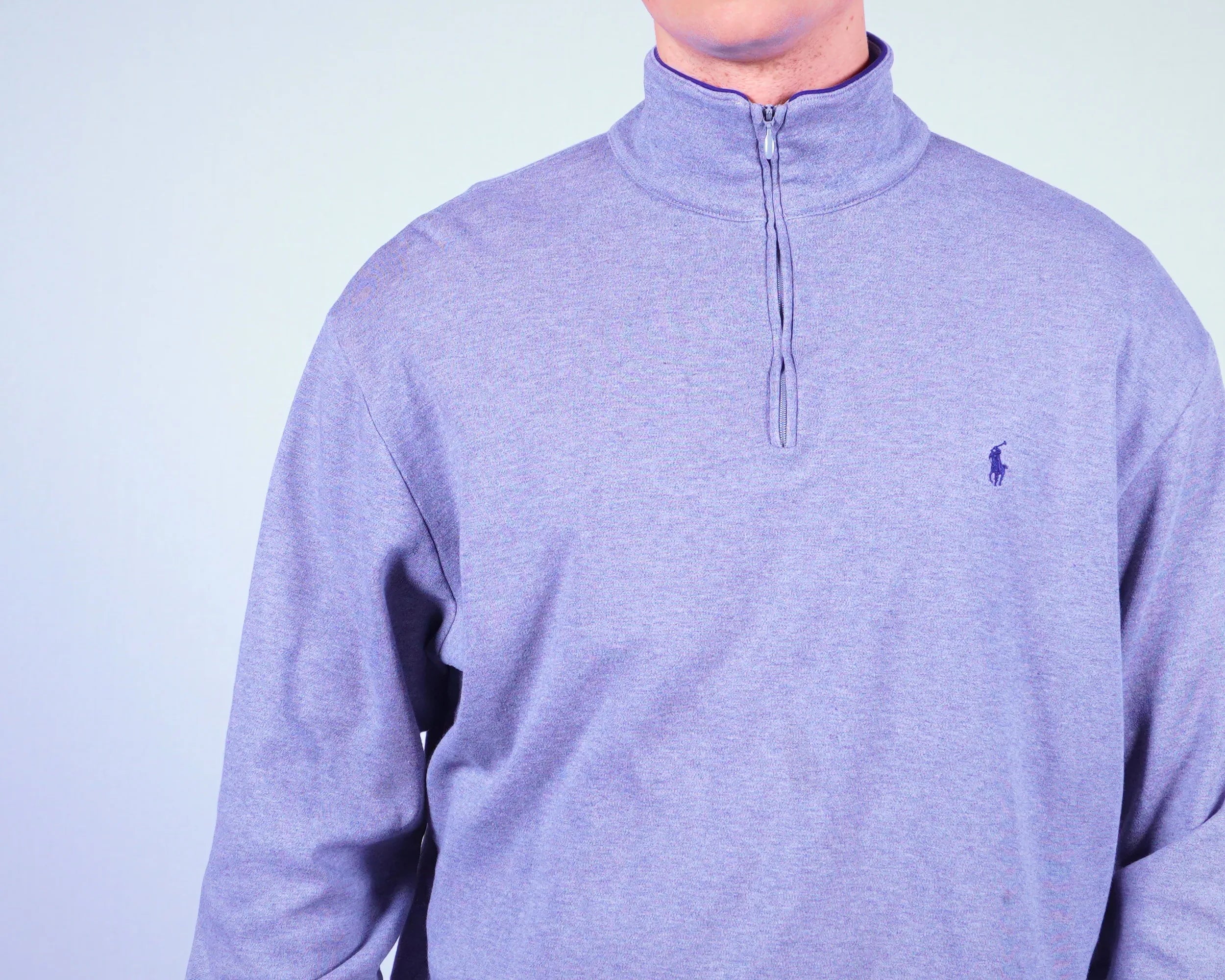 Ralph Lauren Quarter-Zip Sweater (L)