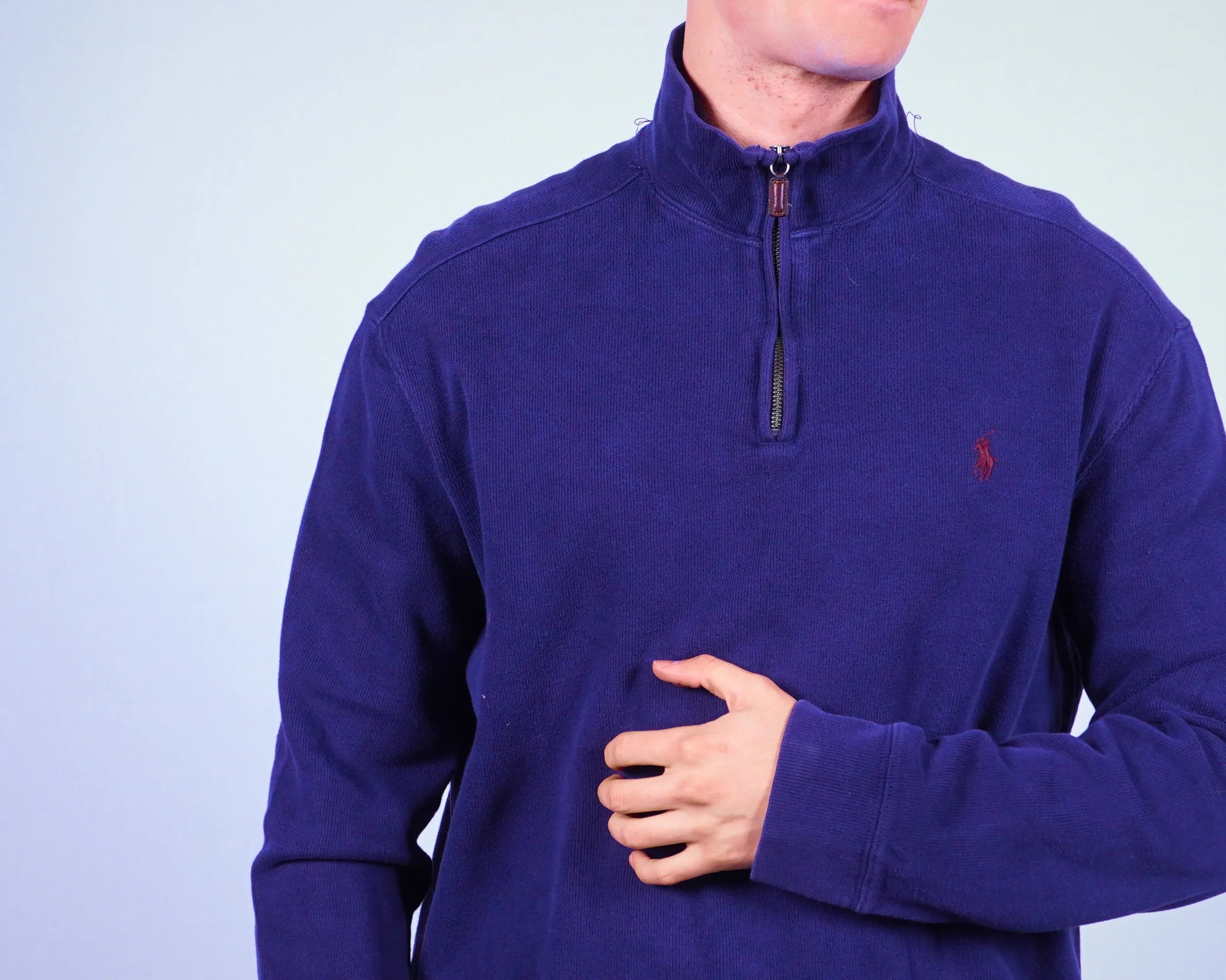 Ralph Lauren Quarter-Zip Sweater (S)