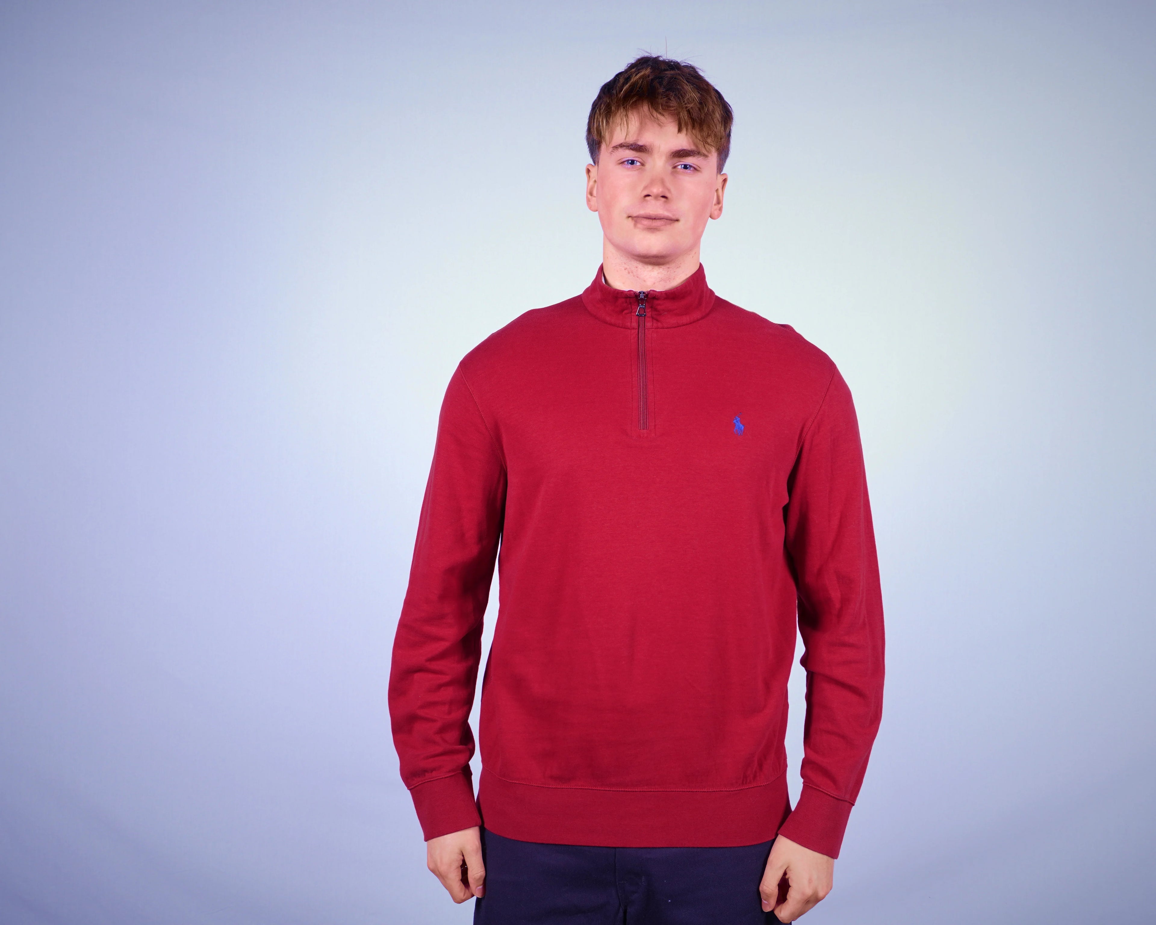 Ralph Lauren Quarter-Zip Sweater (M)