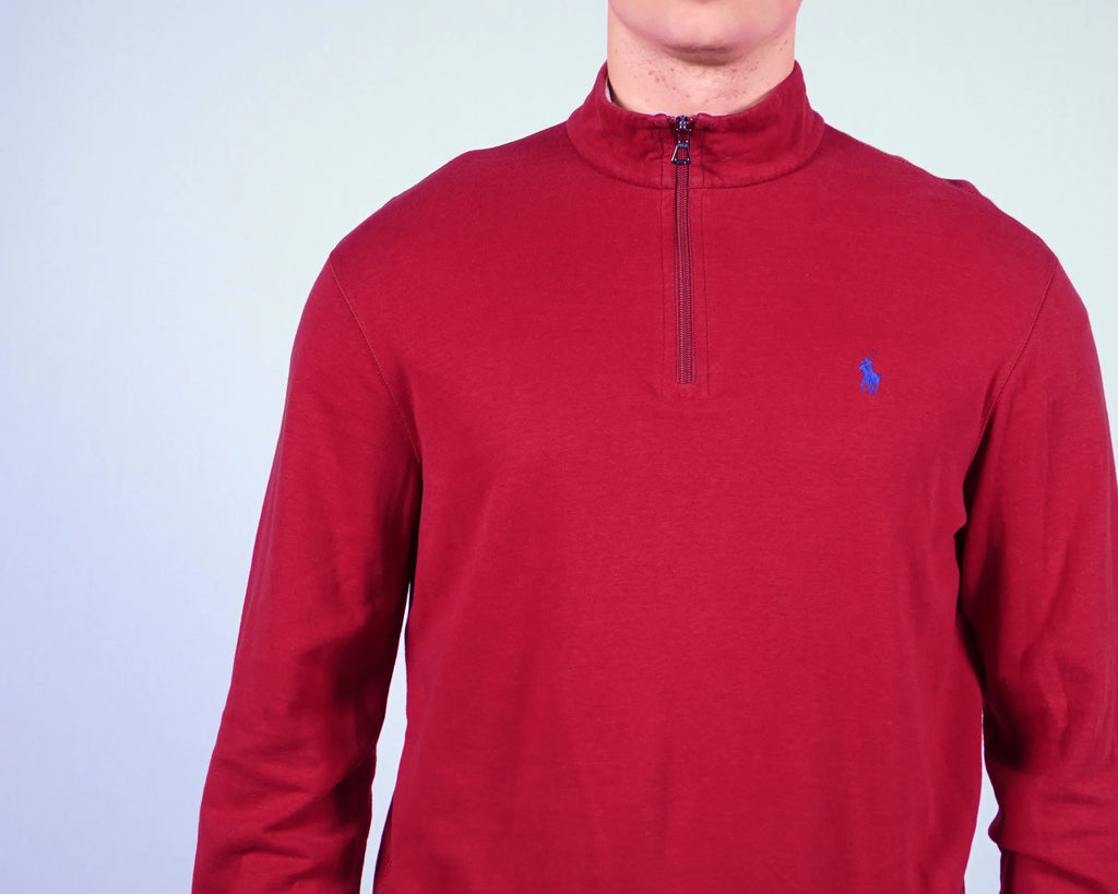 Ralph Lauren Quarter-Zip Sweater (M)