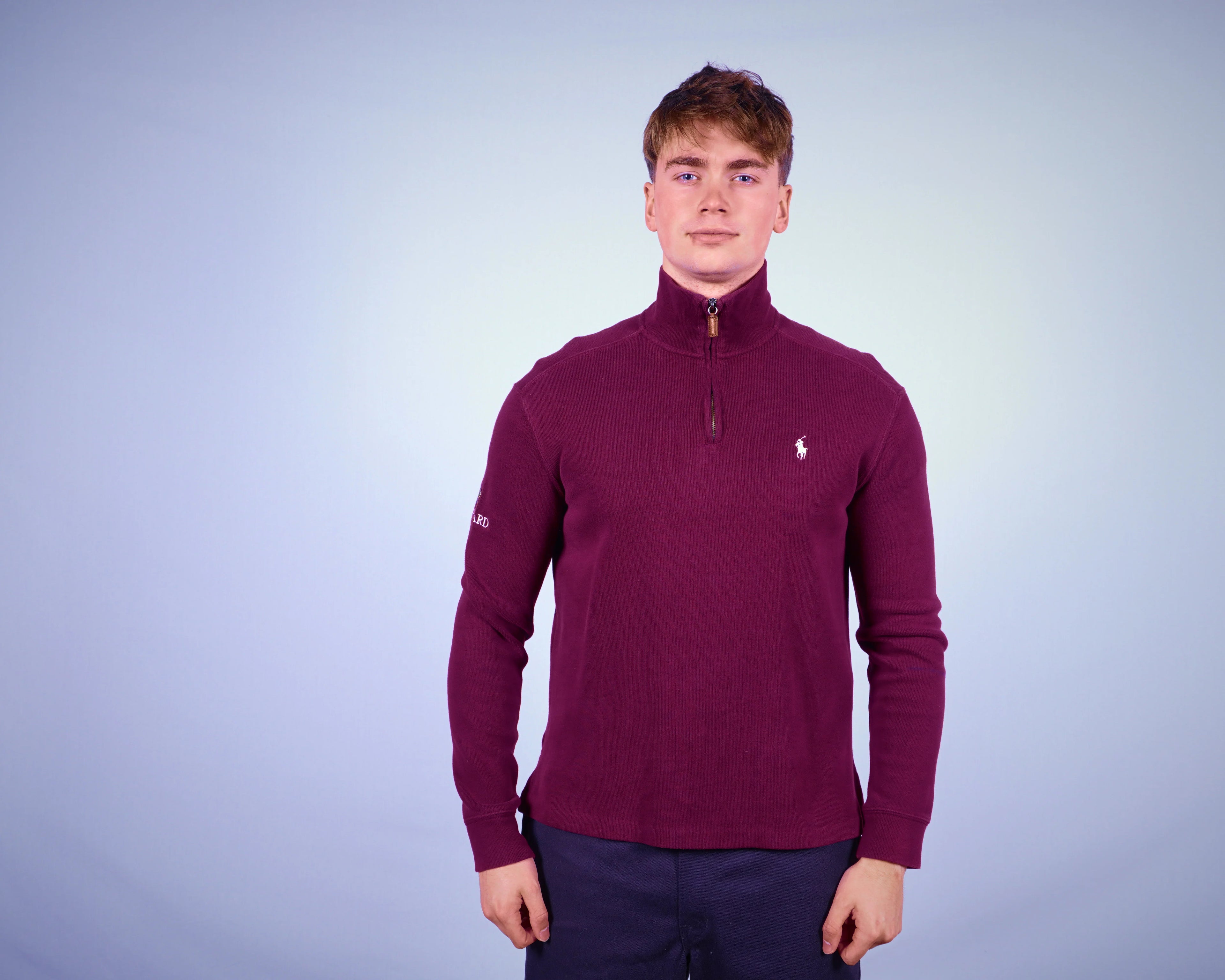 Ralph Lauren Quarter-Zip Sweater (S)