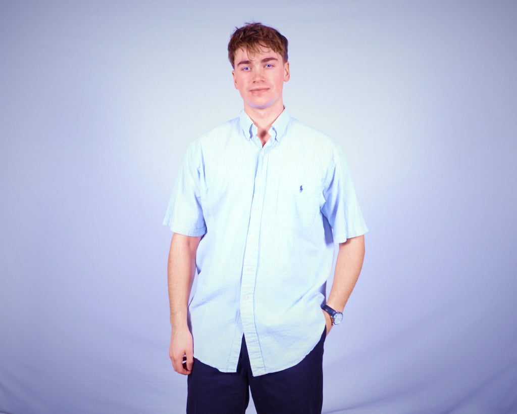 Ralph Lauren Short Sleeve Button-up Shirt (M)