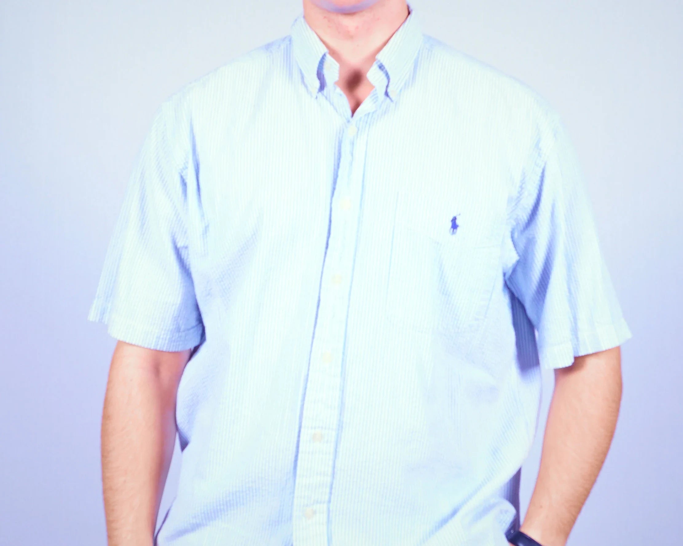 Ralph Lauren Short Sleeve Button-up Shirt (M)