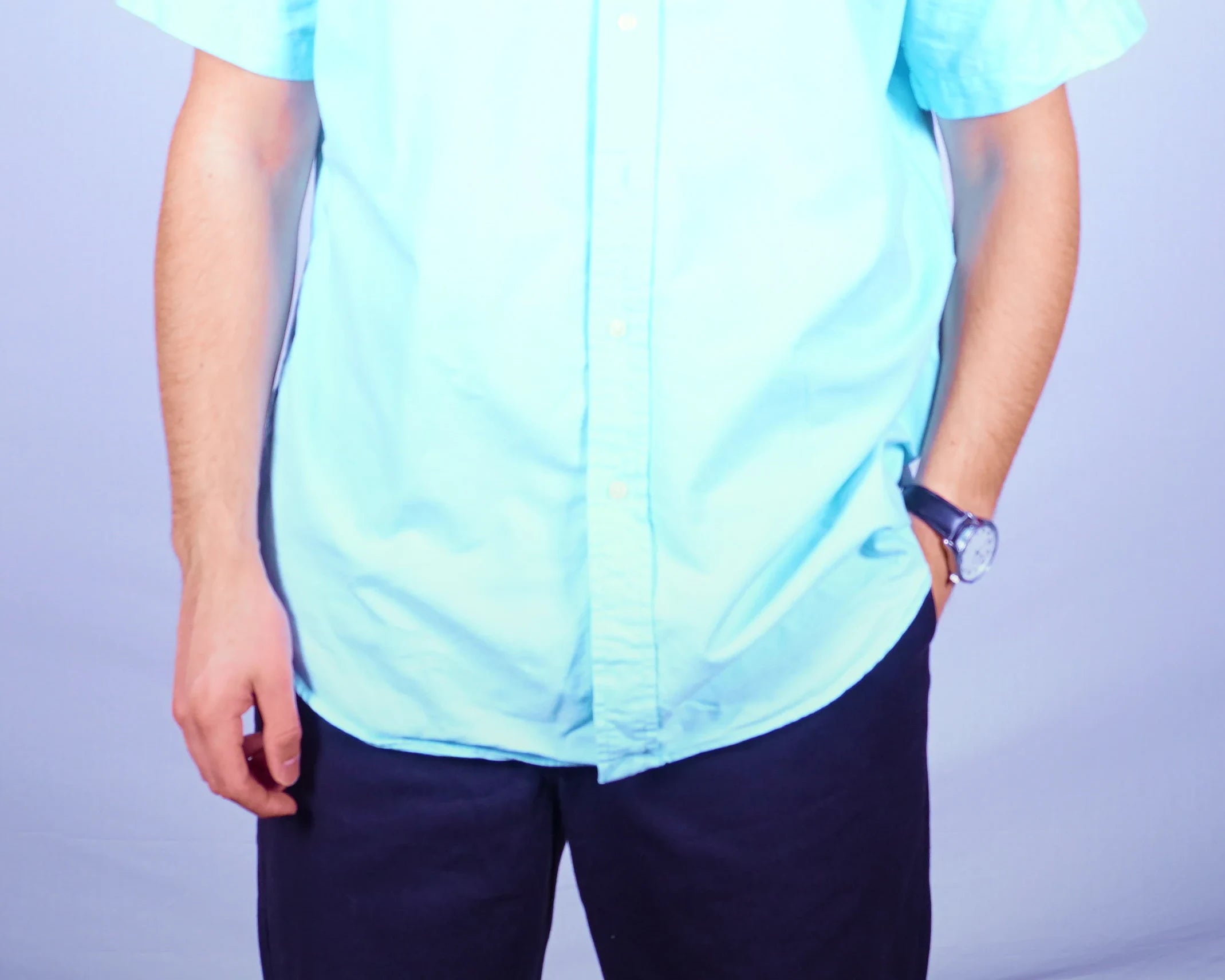 Ralph Lauren Short-sleeve Button-down Shirt (S)