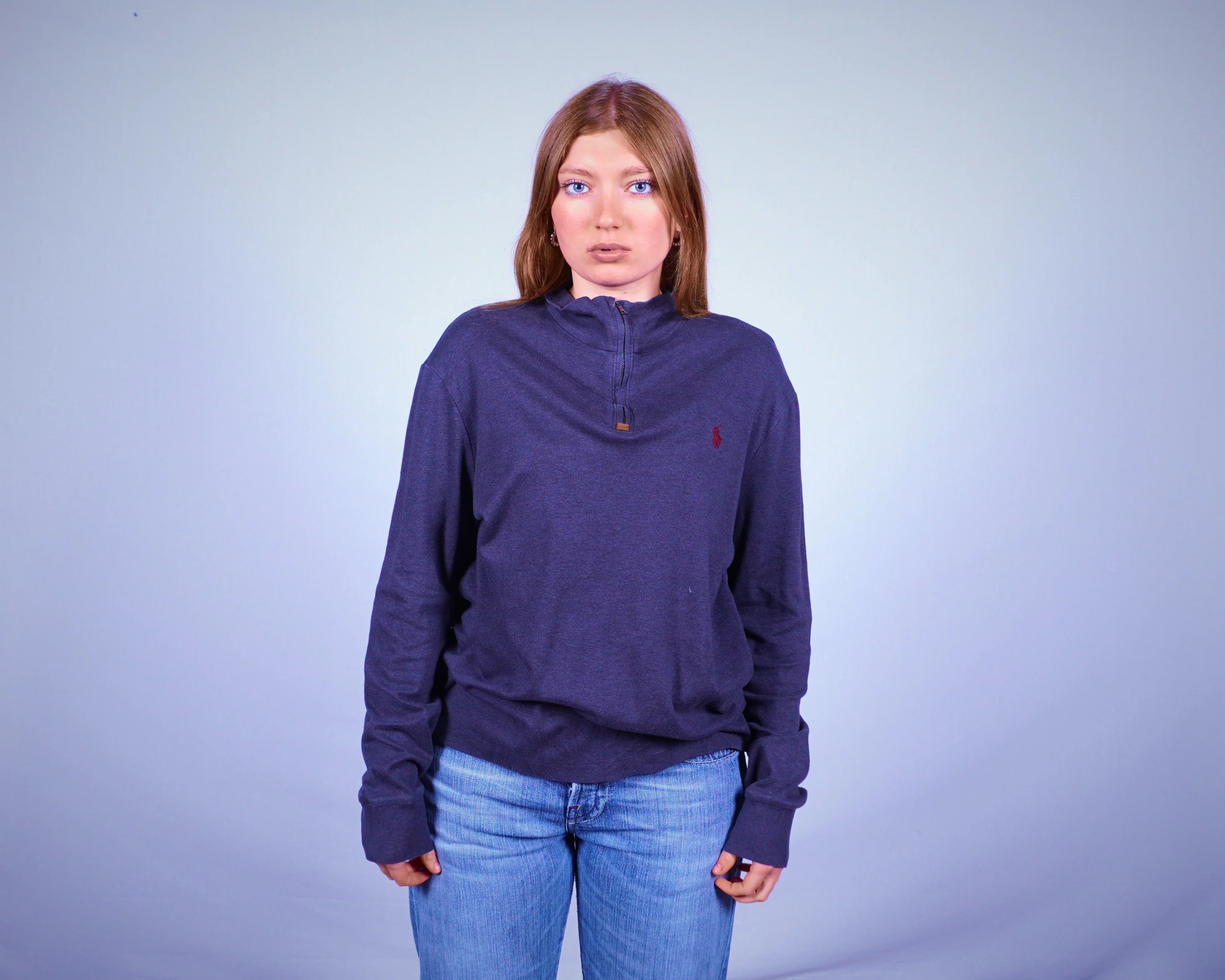 Ralph Lauren Quarter-zip Sweater (M)