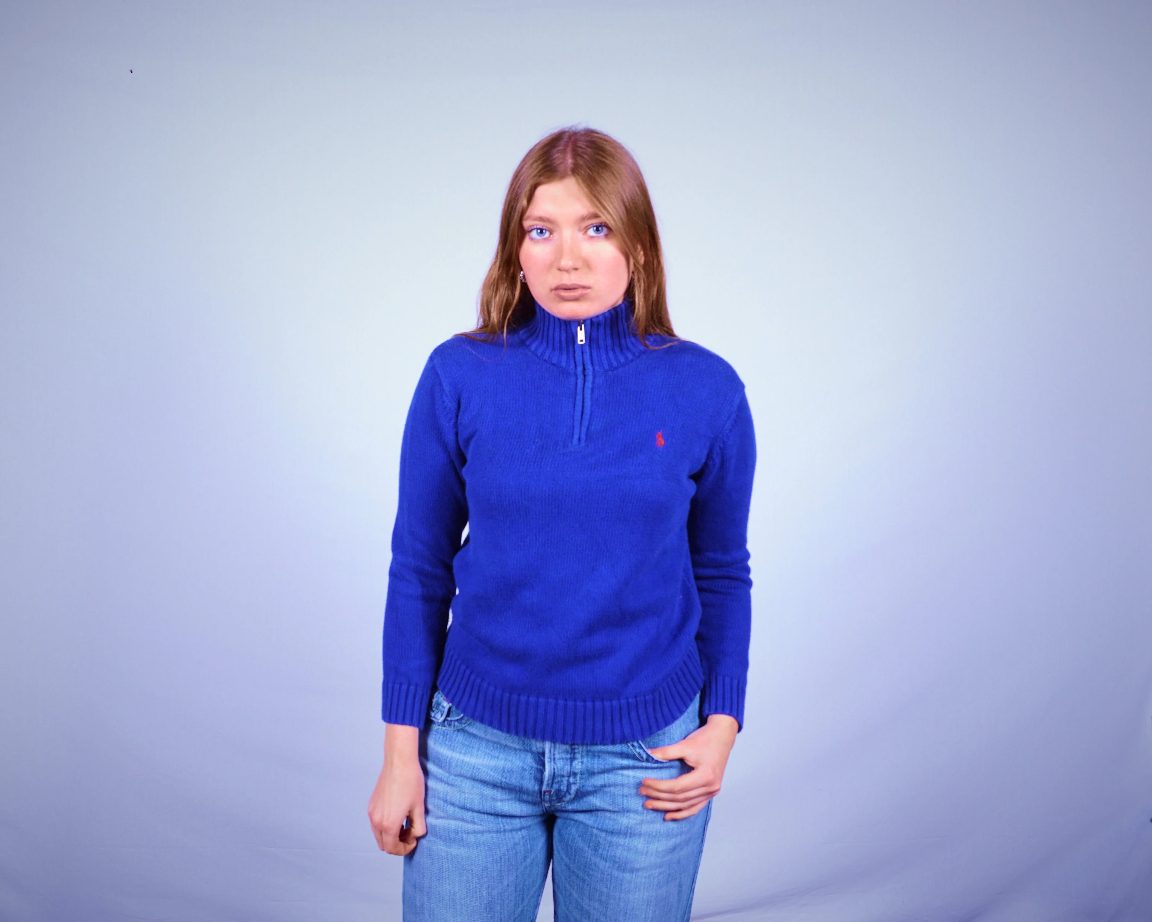 Ralph Lauren Quarter-zip Sweater (S)