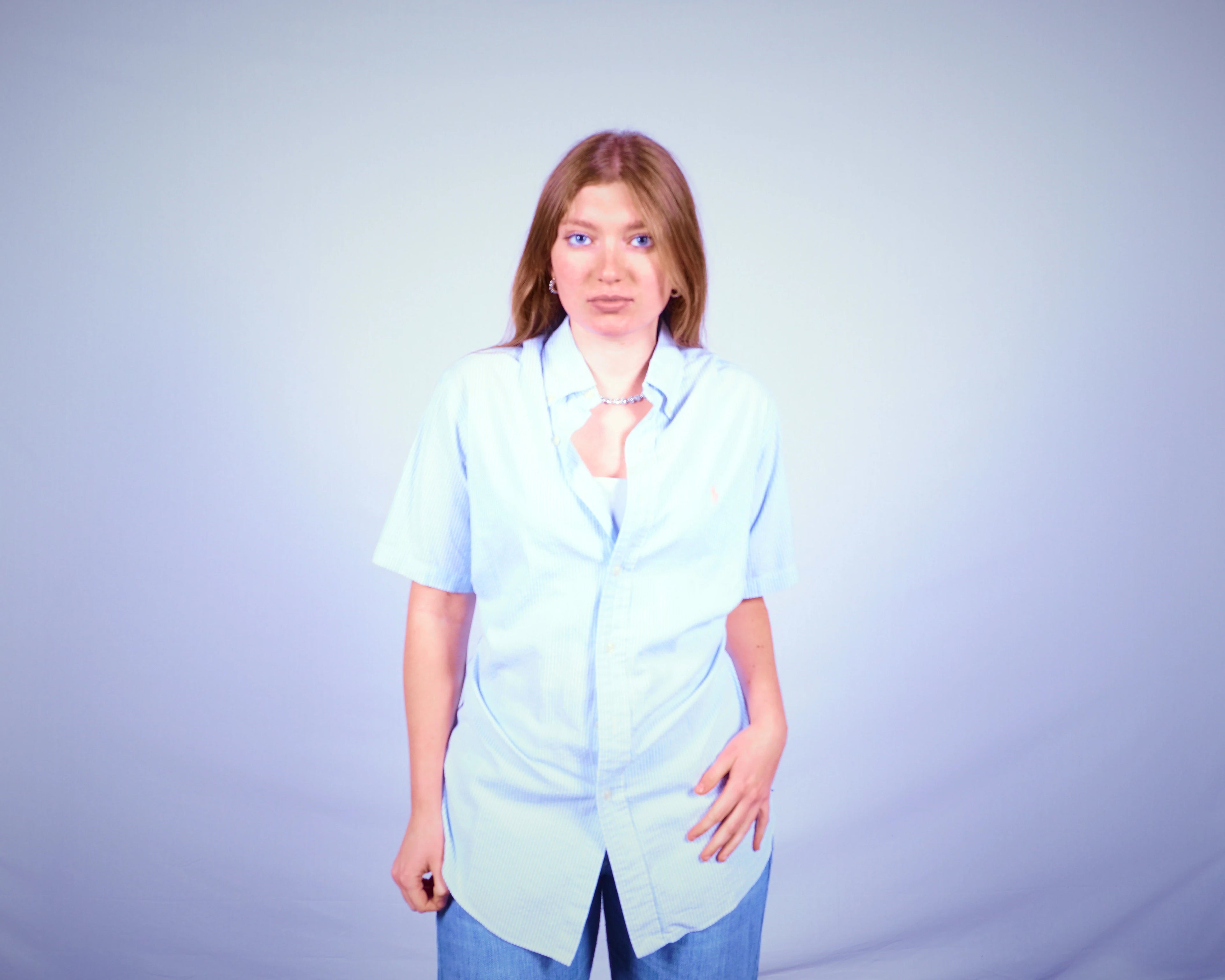 Ralph Lauren Short-sleeve Button-up Shirt (S)