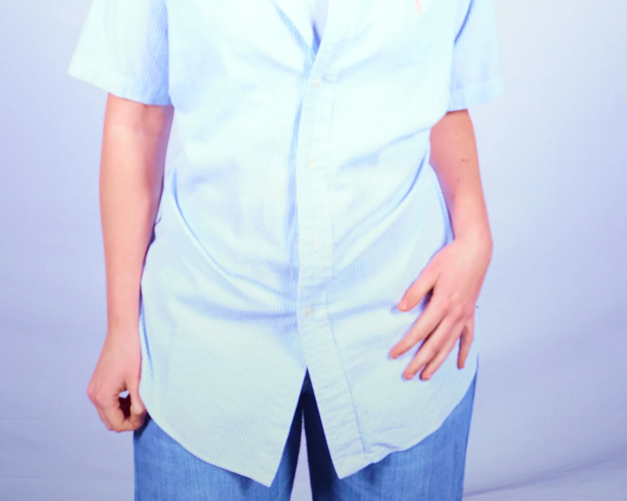 Ralph Lauren Short-sleeve Button-up Shirt (S)