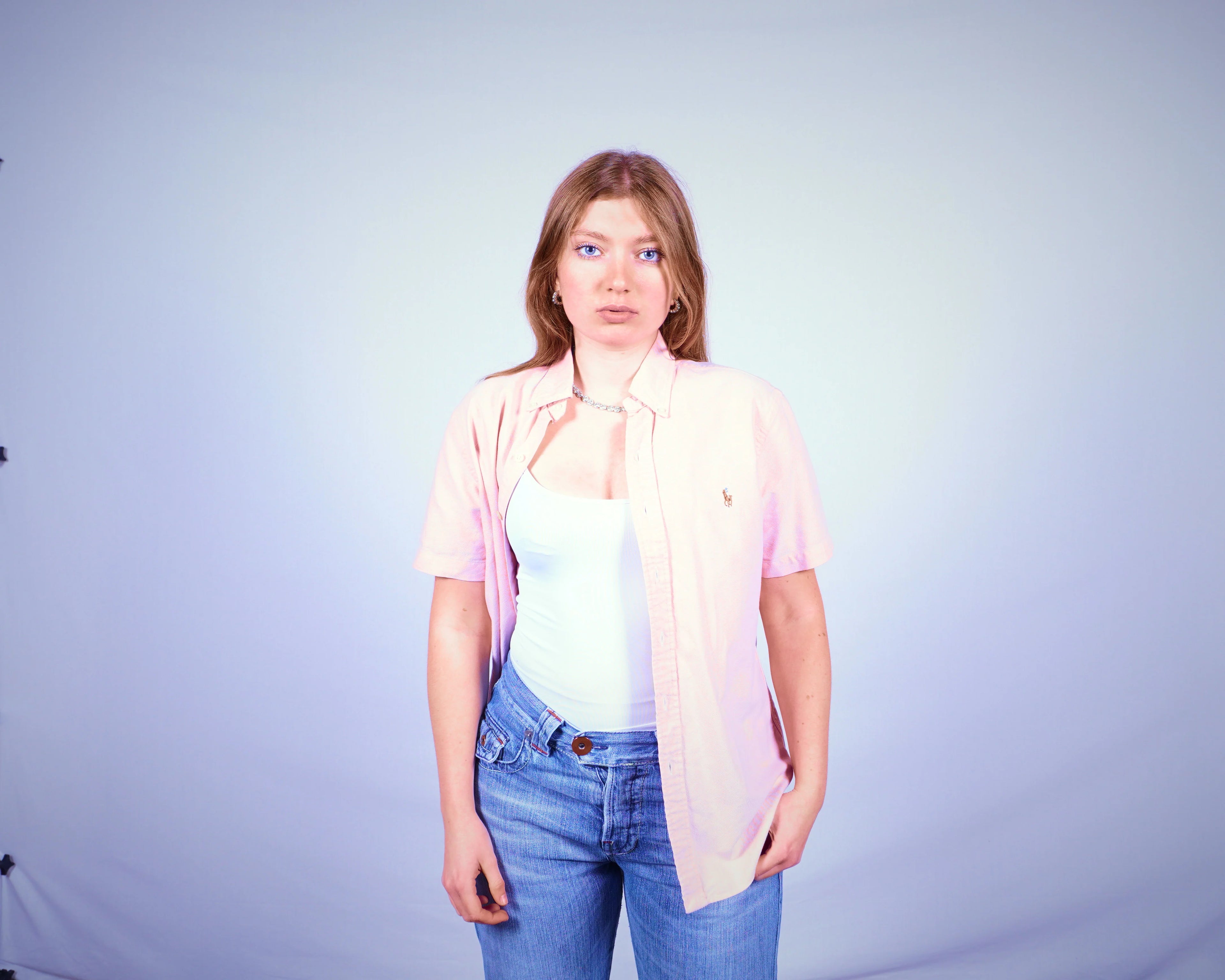 Ralph Lauren Short Sleeve Button-up Shirt (S)