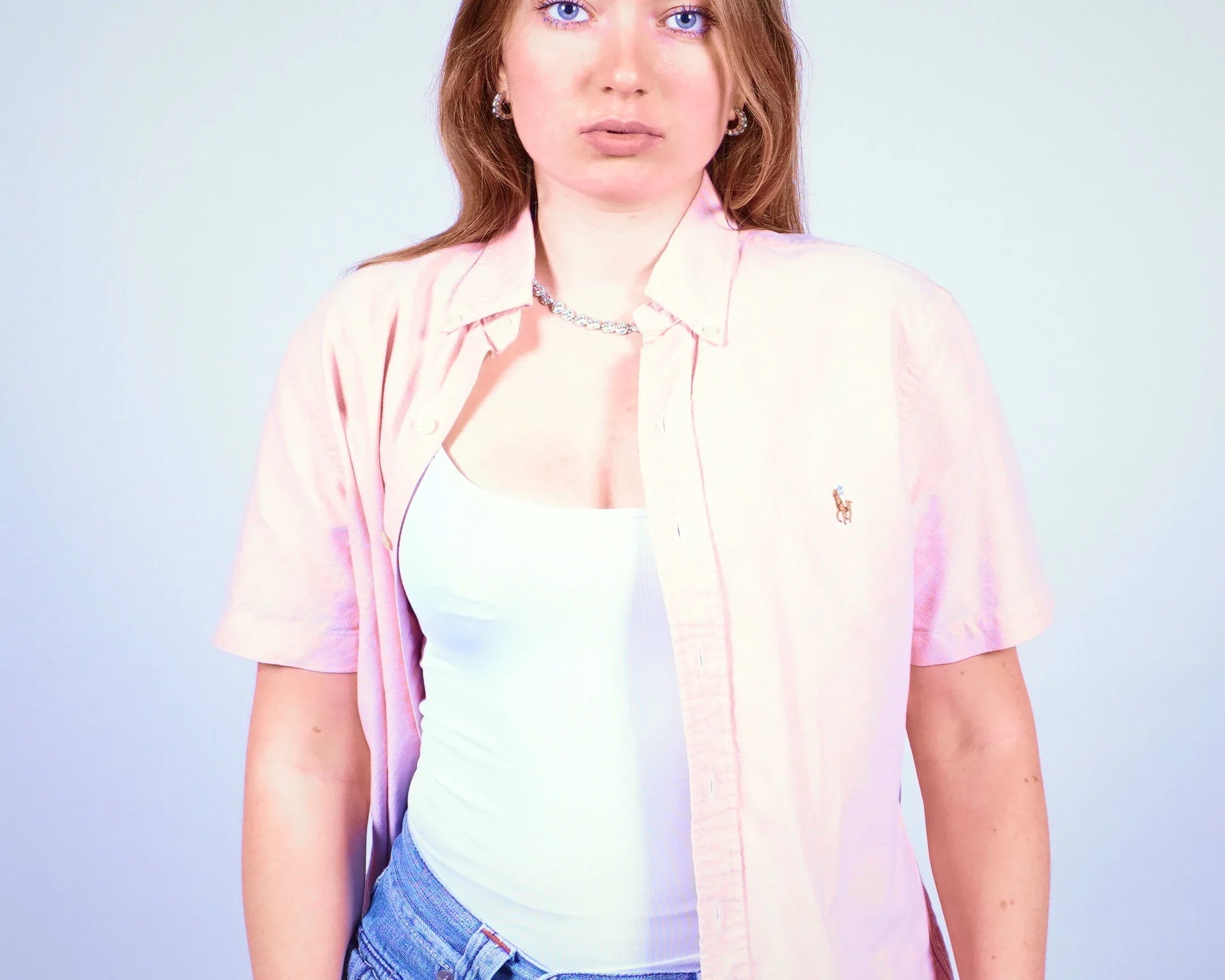 Ralph Lauren Short Sleeve Button-up Shirt (S)