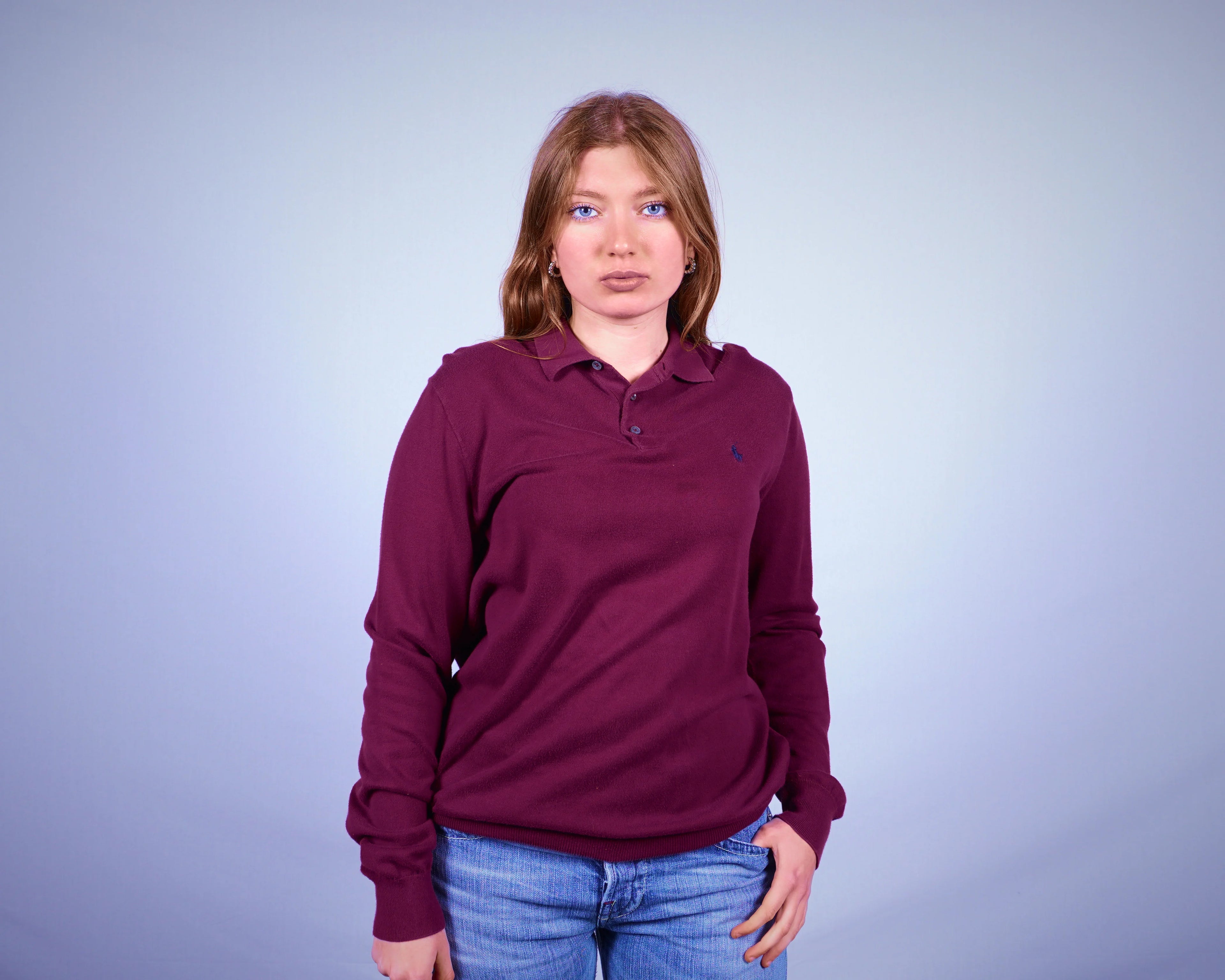 Ralph Lauren Long-sleeve Polo Shirt (M)