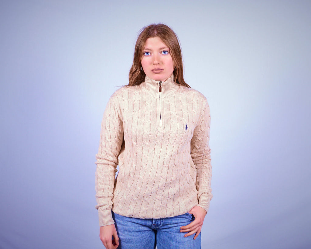 Ralph Lauren Cable Knit Sweater (XS)