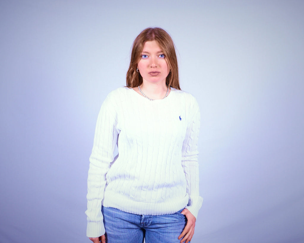 Ralph Lauren Cable Knit Sweater (M)