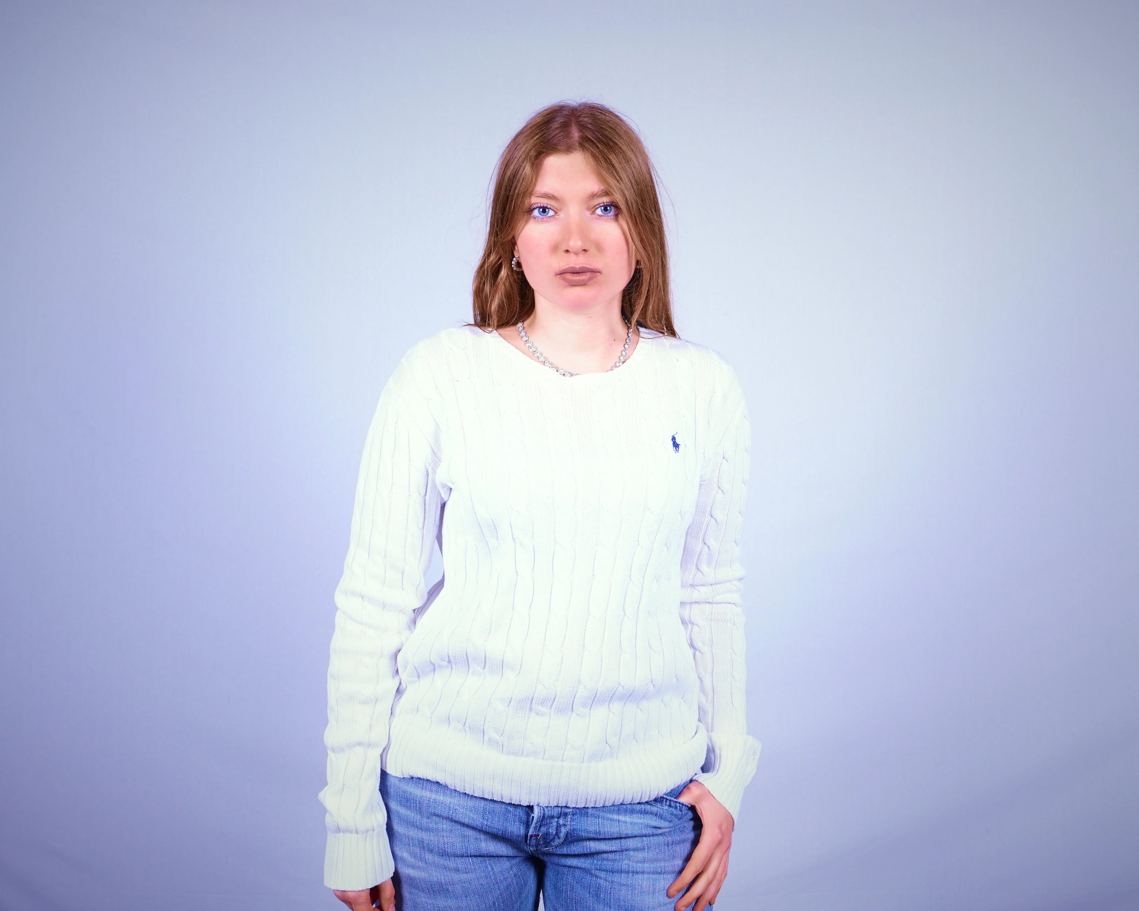 Ralph Lauren Cable Knit Sweater (M)